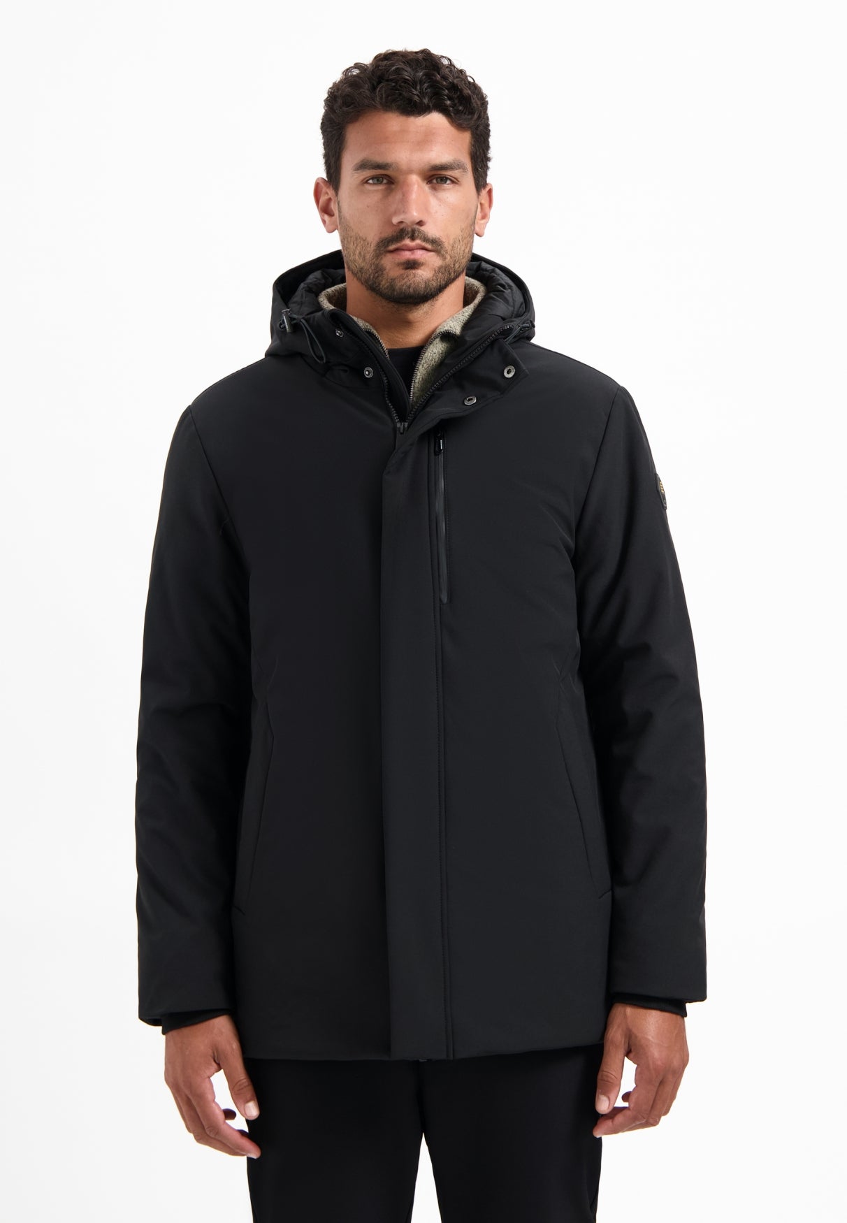 Softshell Parka | Zwart