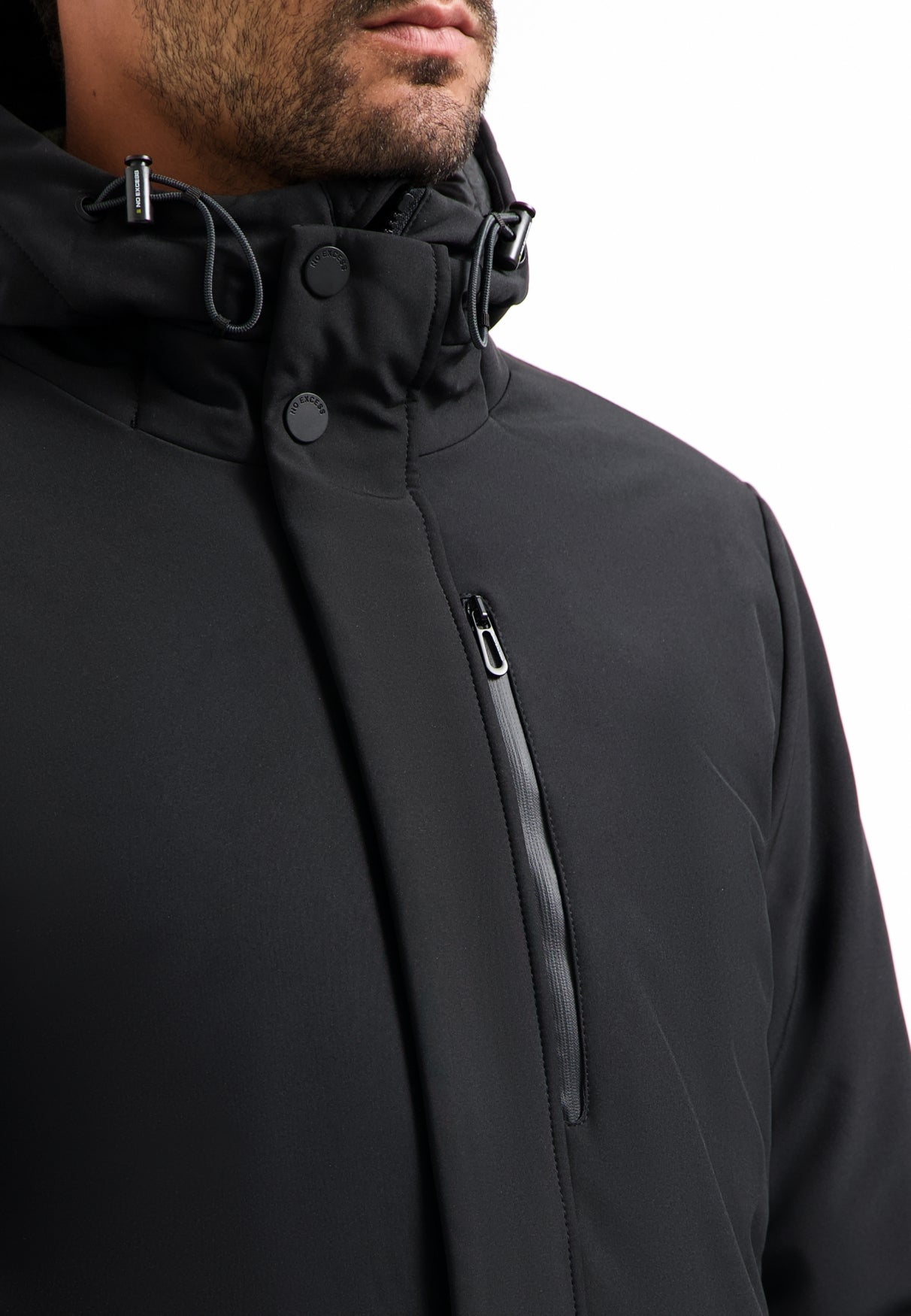 Softshell Parka | Zwart