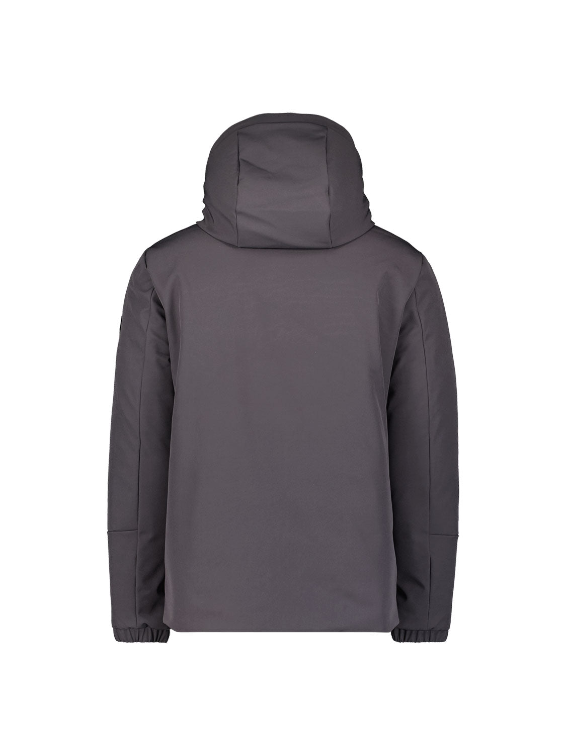 Hooded coated jacket | Asphalt