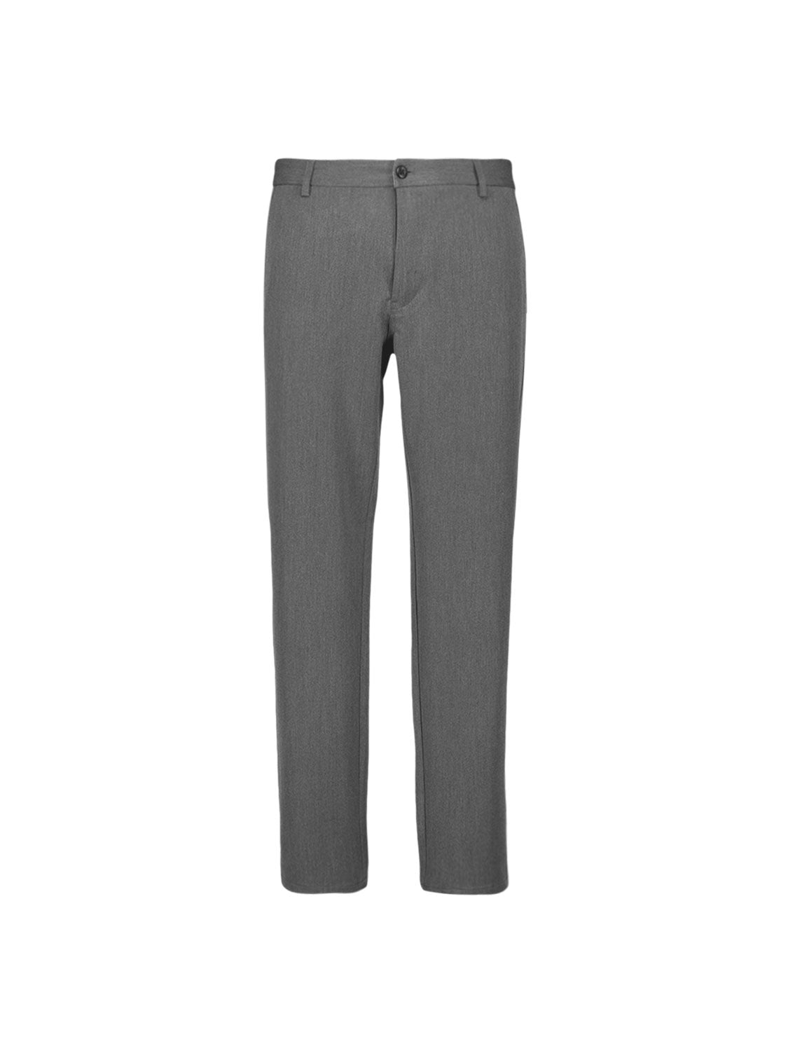 Melange chino stretchbroek | Grey Melange