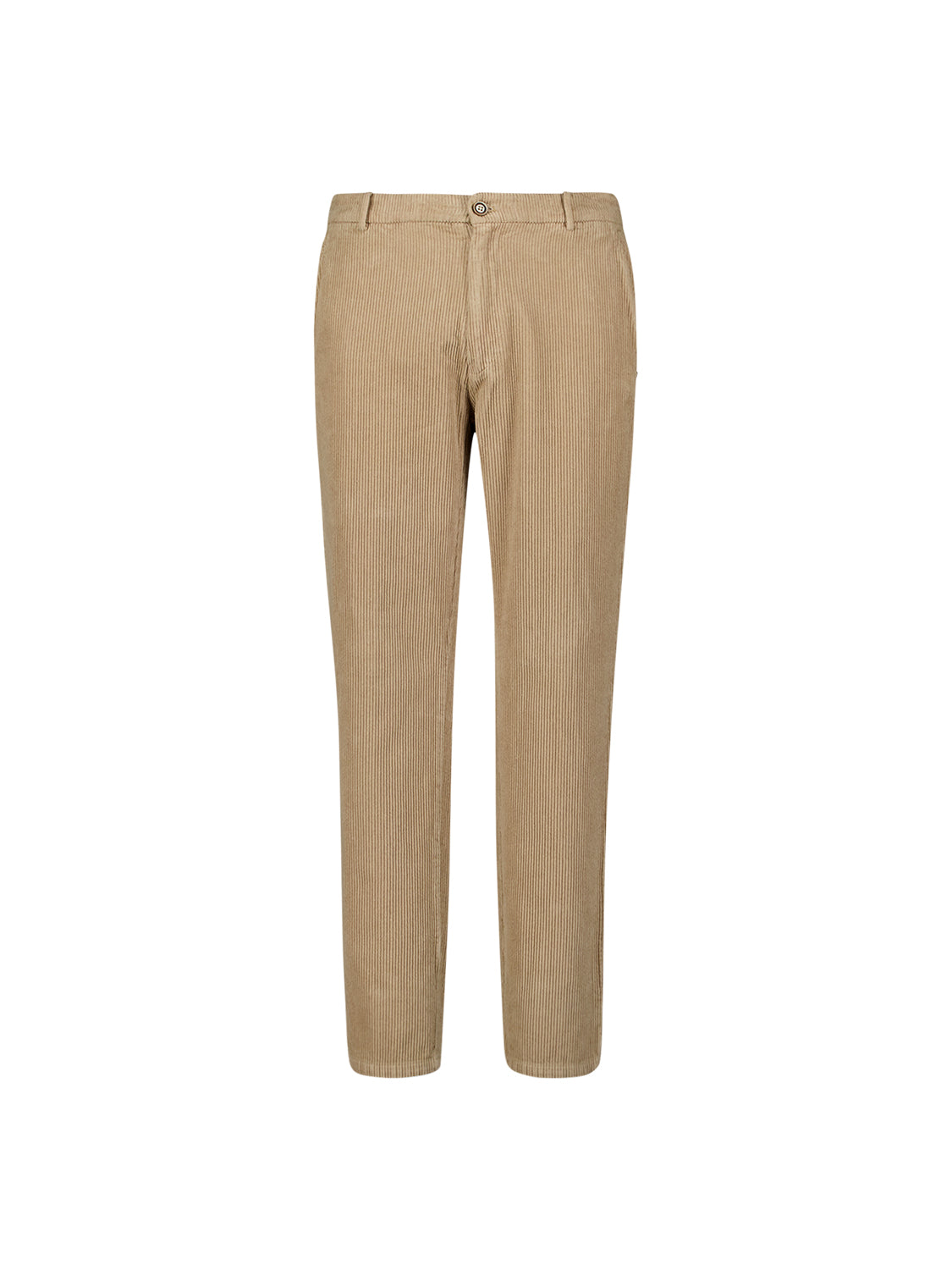 Geribde corduroy broek | Sand