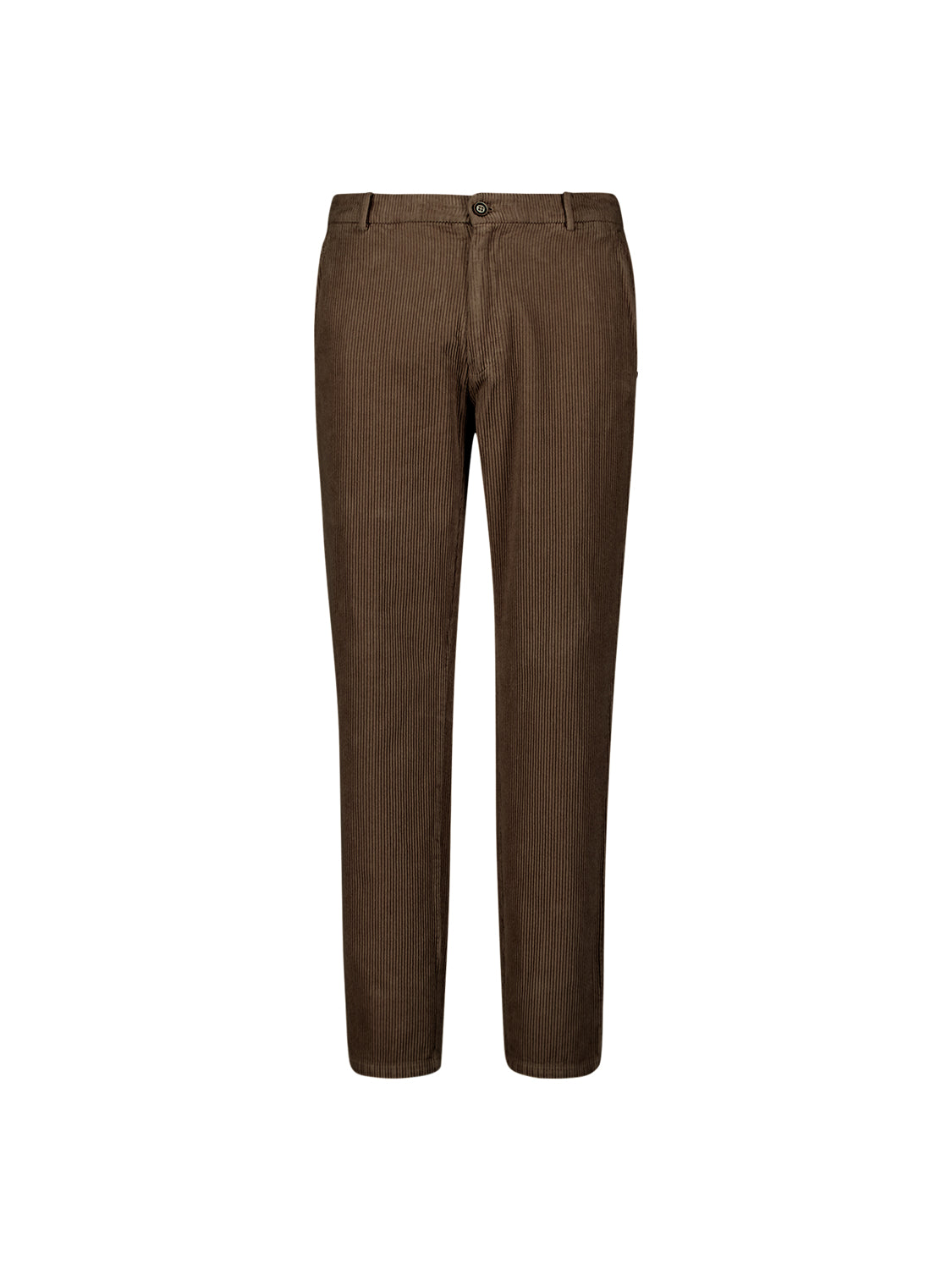 Geribde corduroy broek | Taupe
