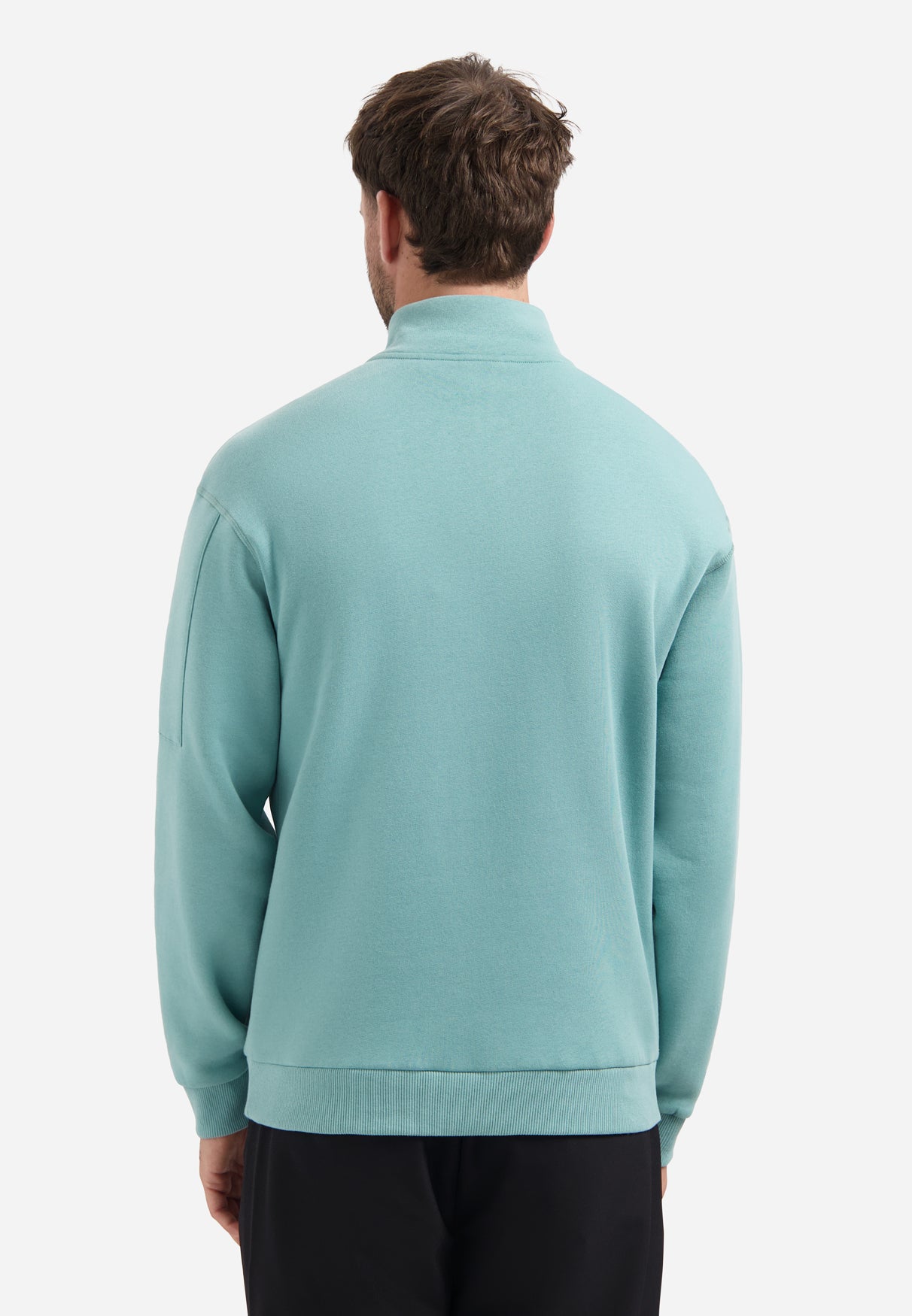 Sweater met halve rits | Seablue