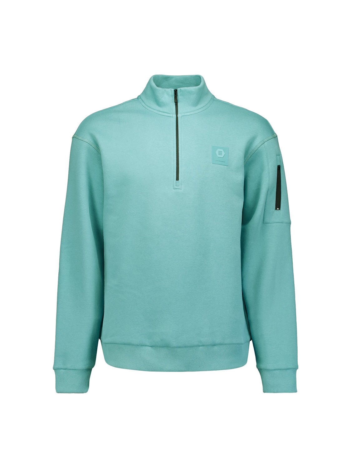 Sweater met halve rits | Seablue