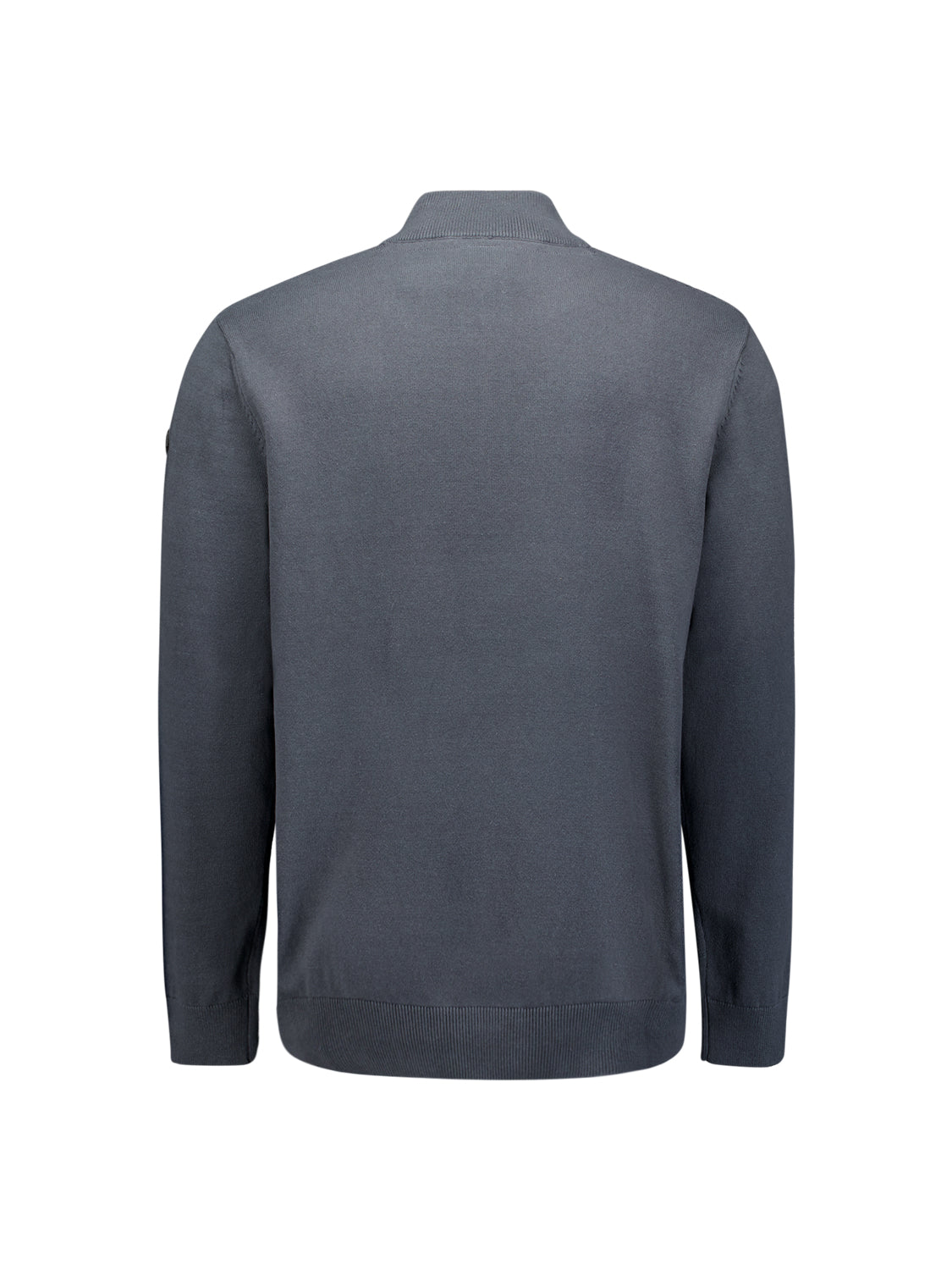 Ribbed knit jumper | Dark Steel