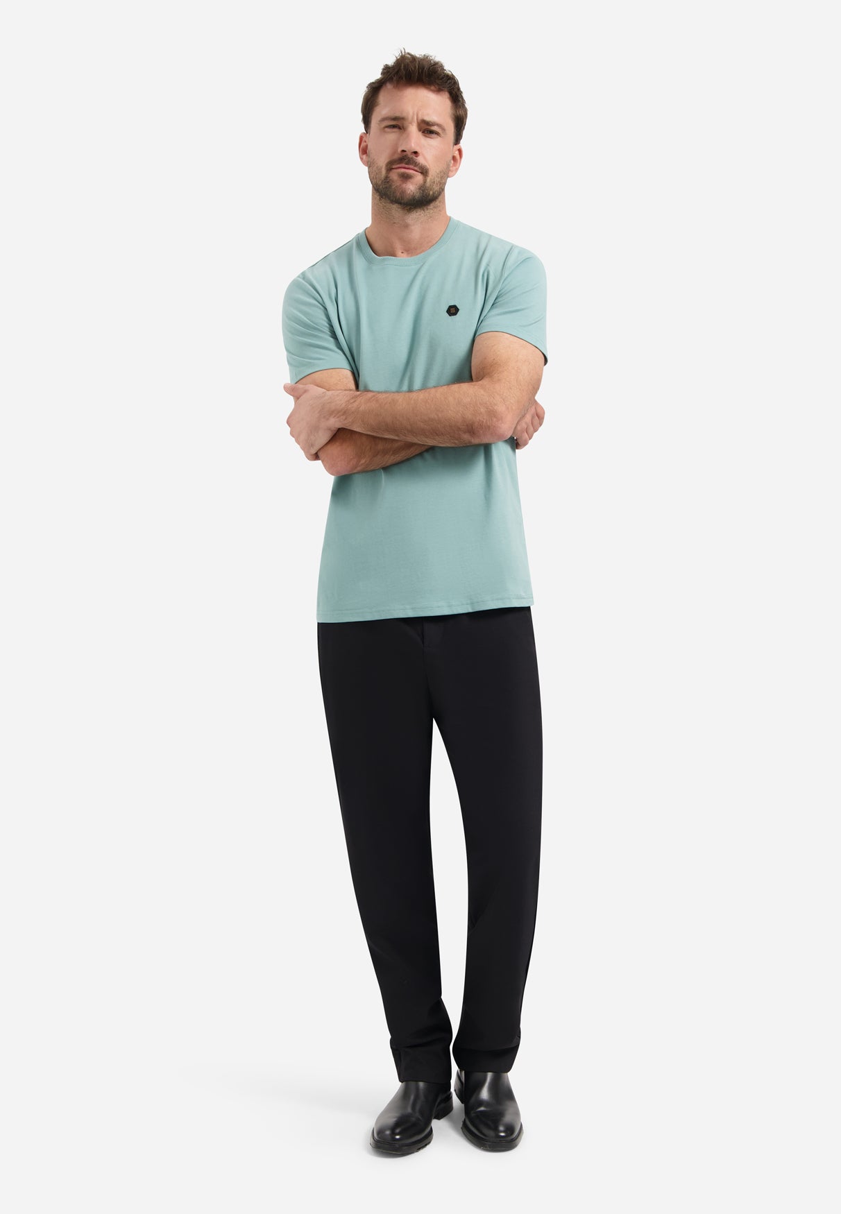 T-shirt met zachte finish | Seablue