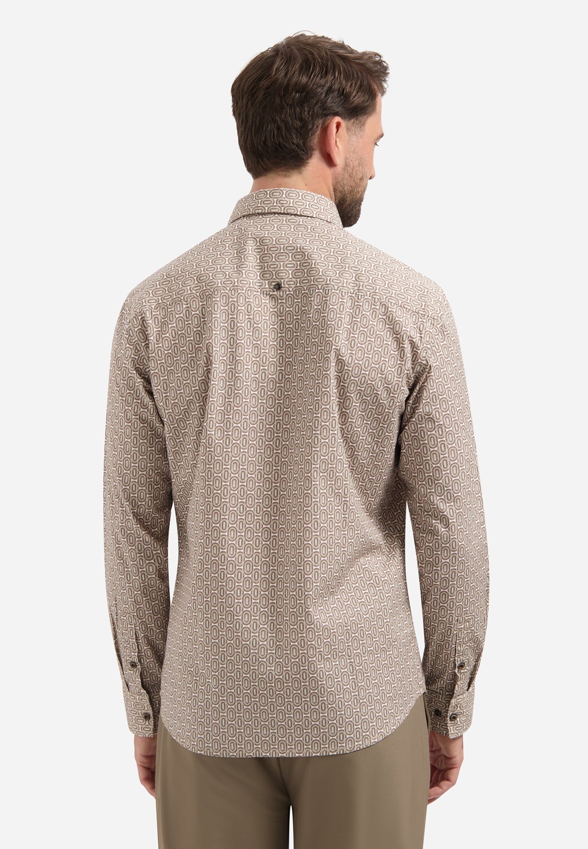 Print overhemd | Red Wine