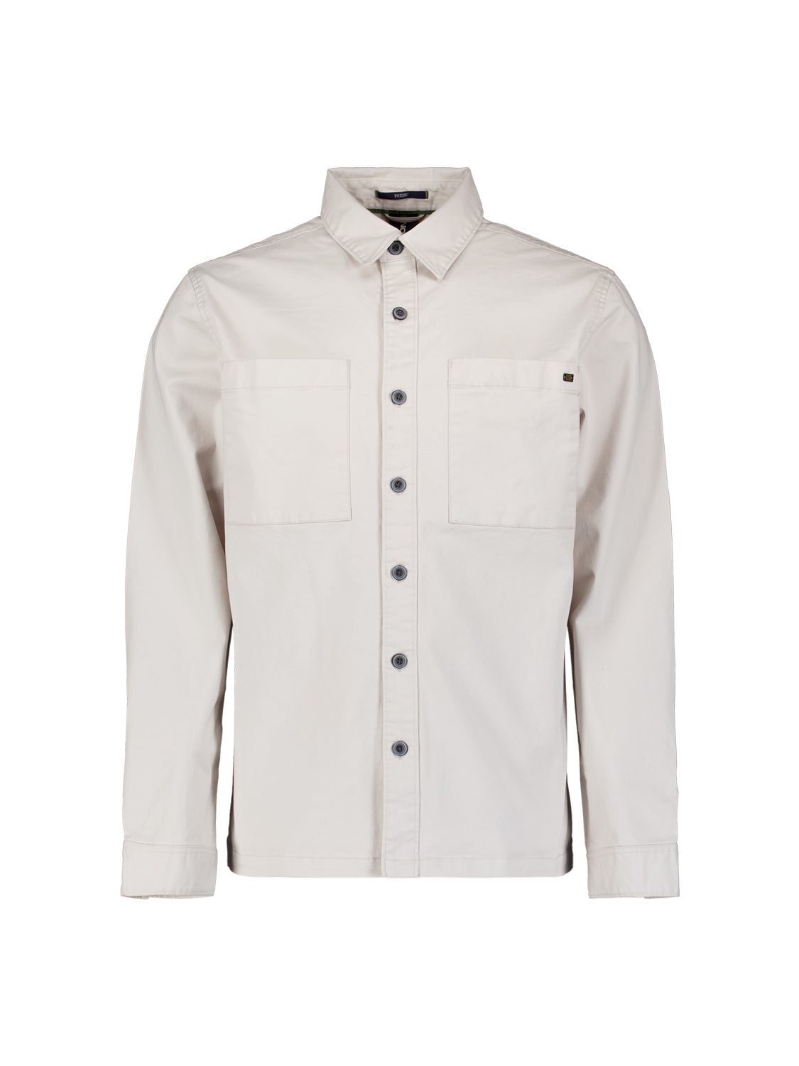 Stretch overshirt | Chalk