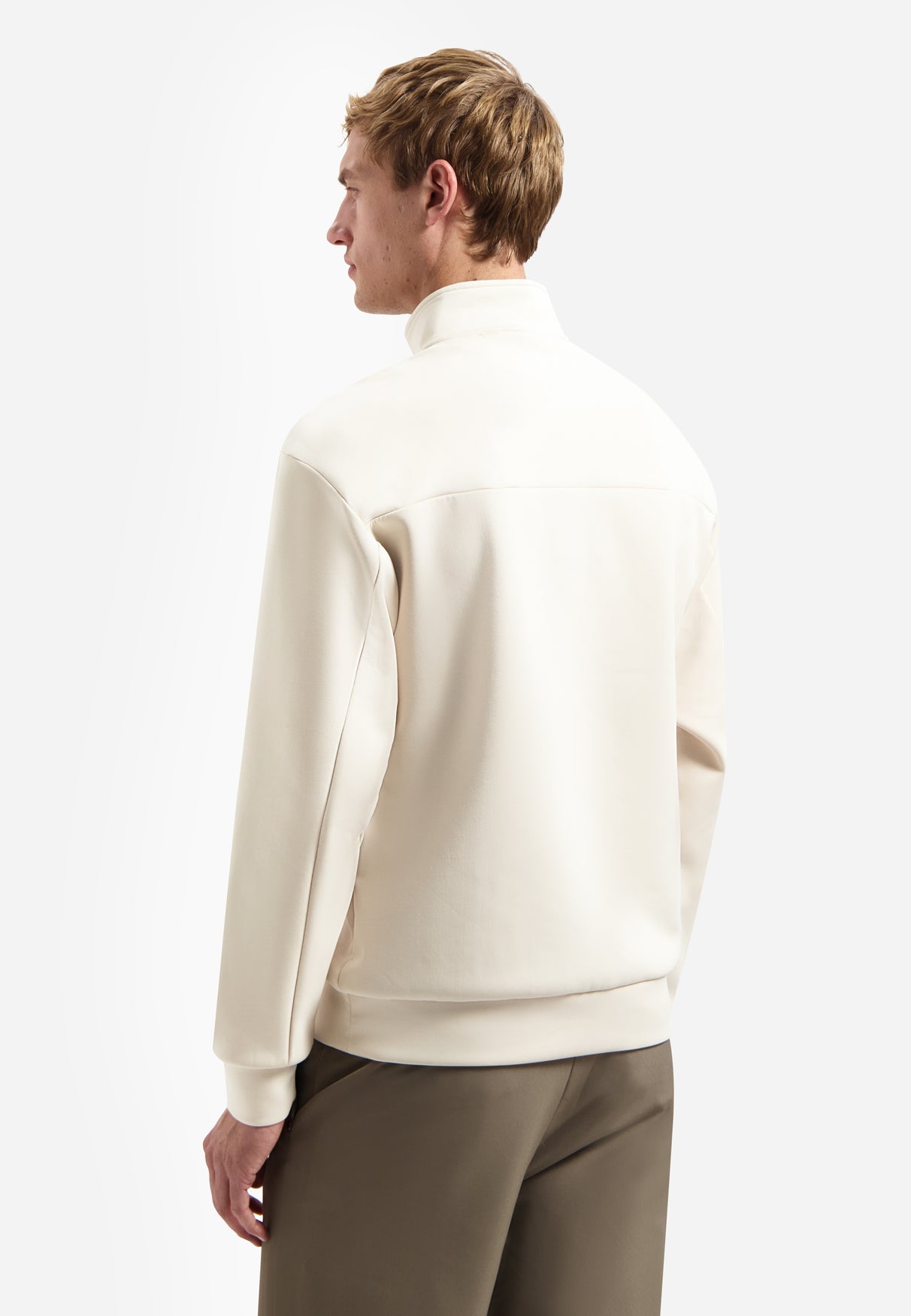 Halve-rits sweater | Desert