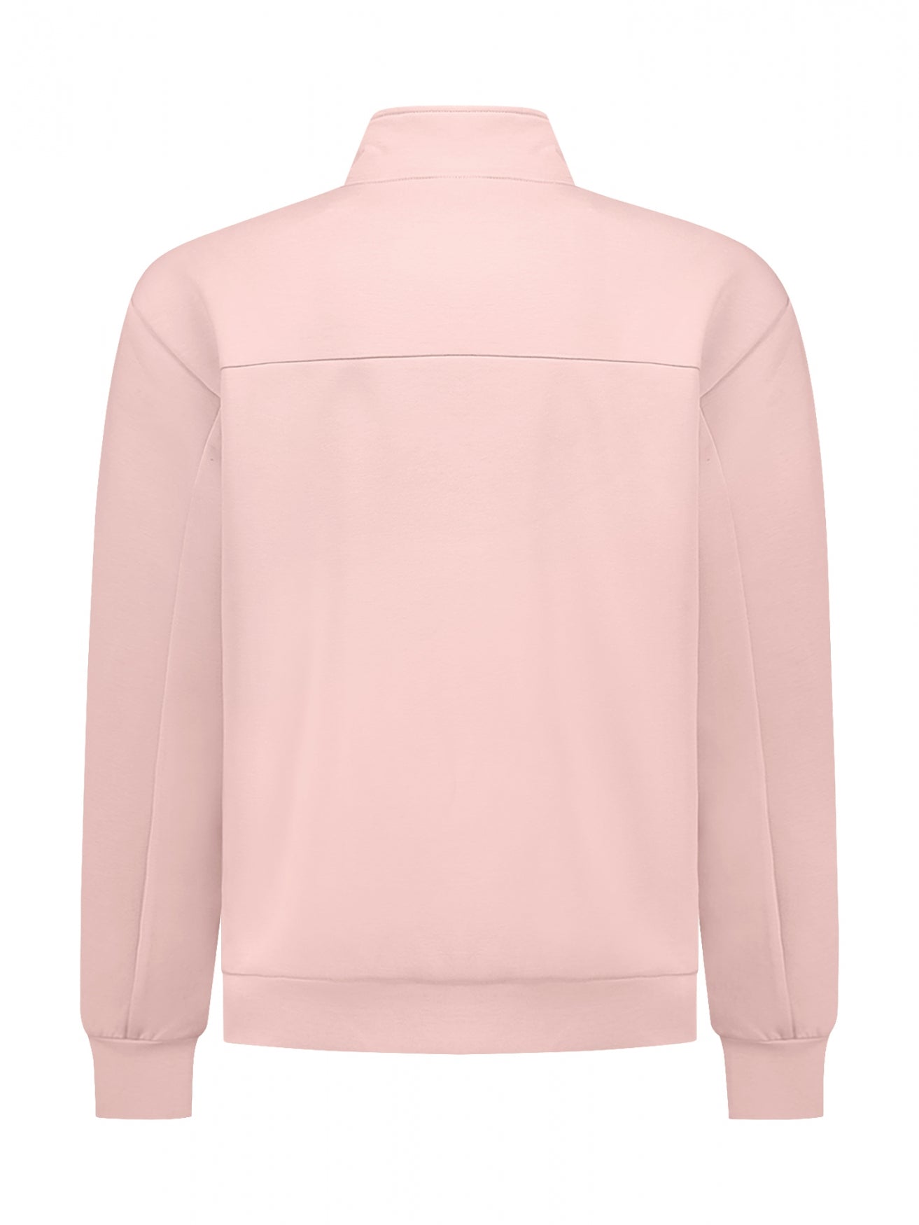 Halve-rits sweater | Light Mauve