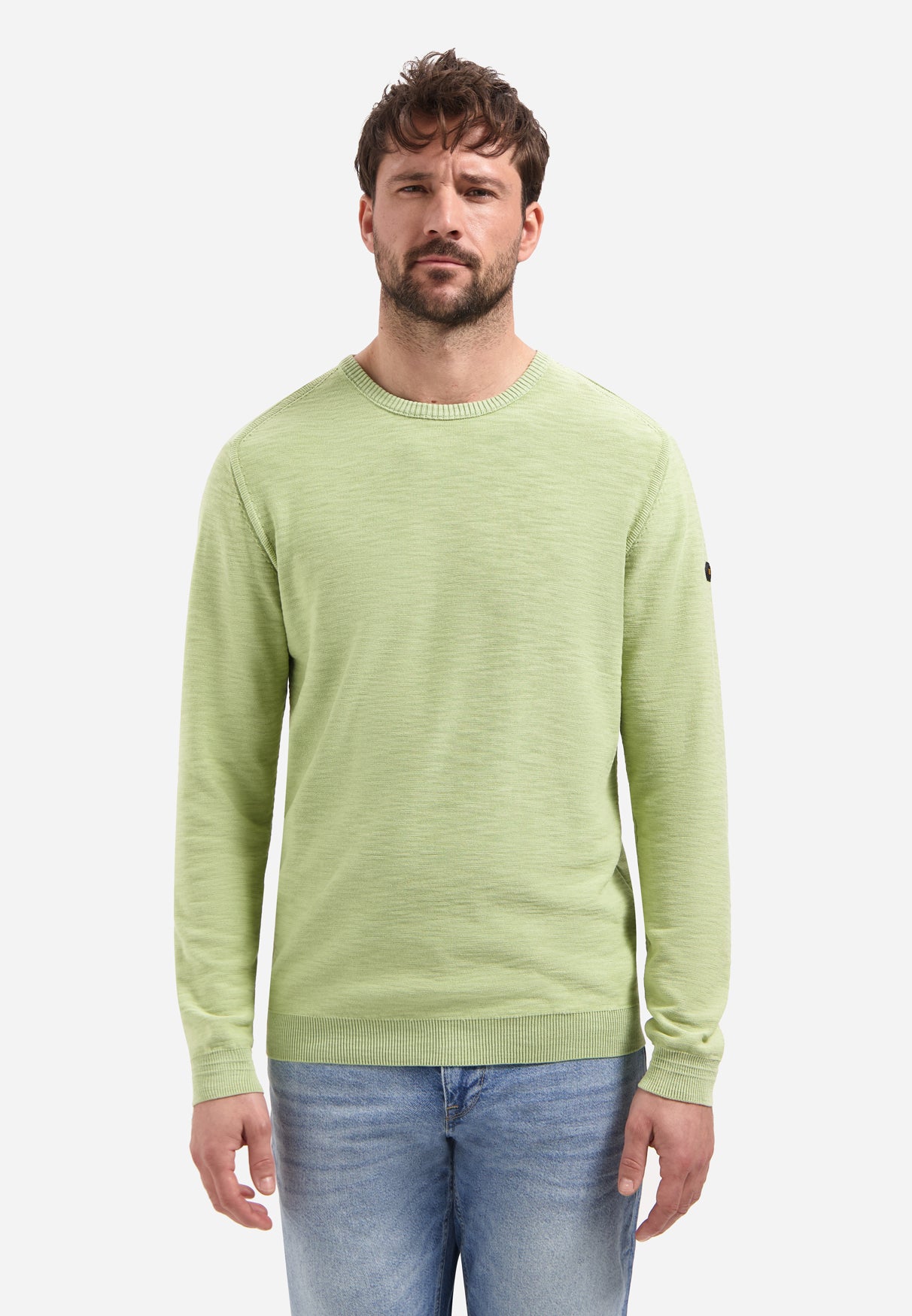 Fijngebreide sweater | Groen