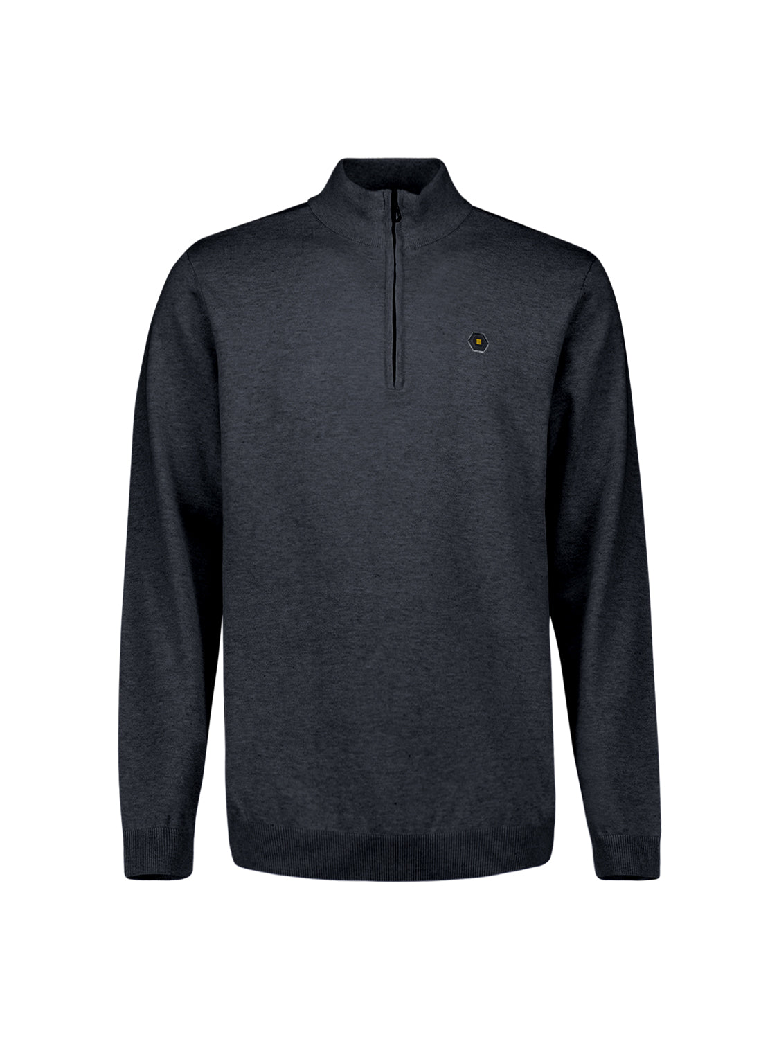 Sweater met halve rits | Night