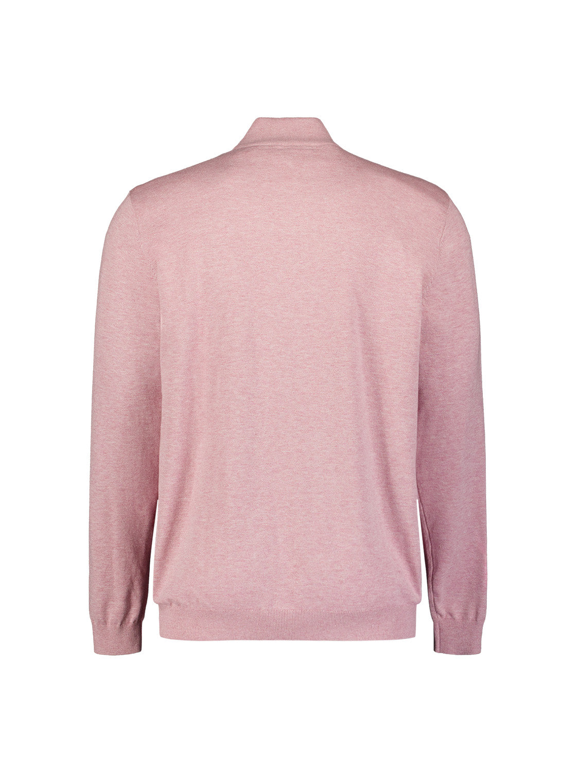 Sweater met halve rits | Light Mauve