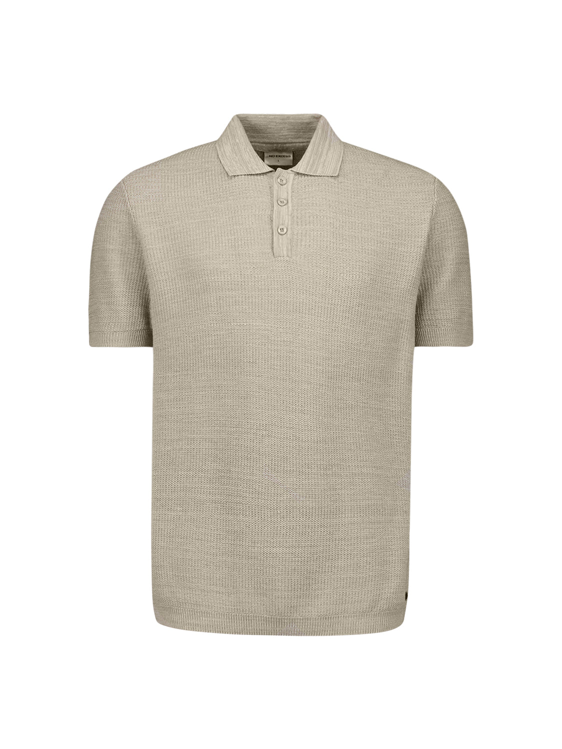 Gebreide polo | Taupe