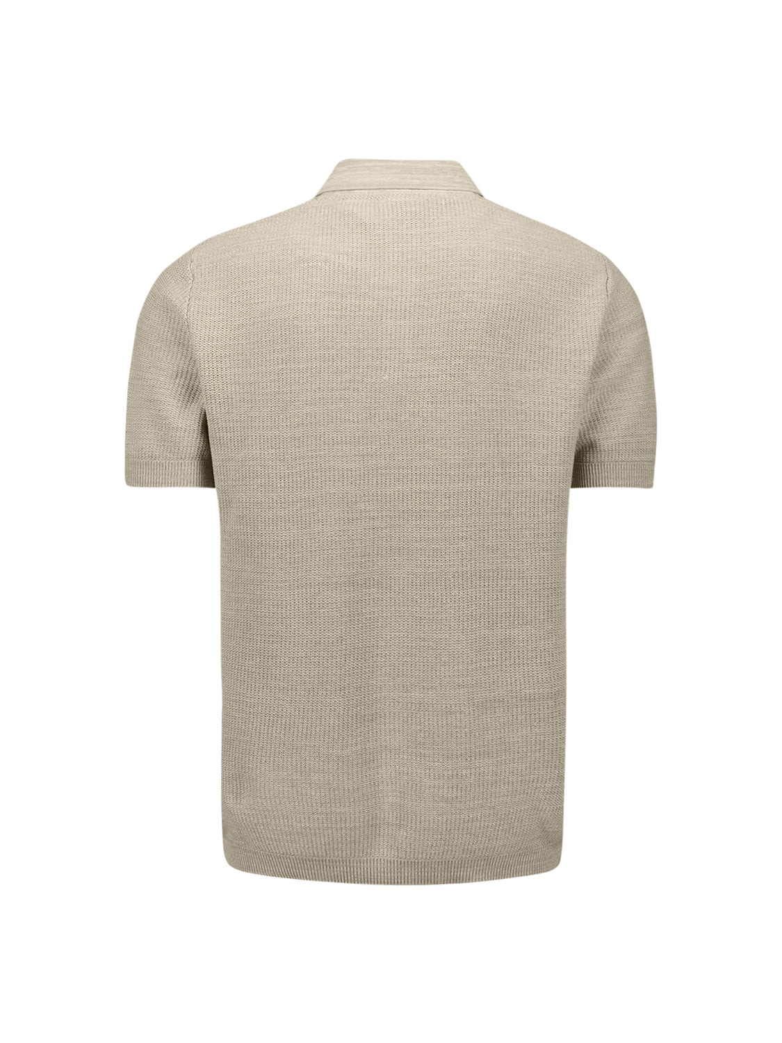 Gebreide polo | Taupe