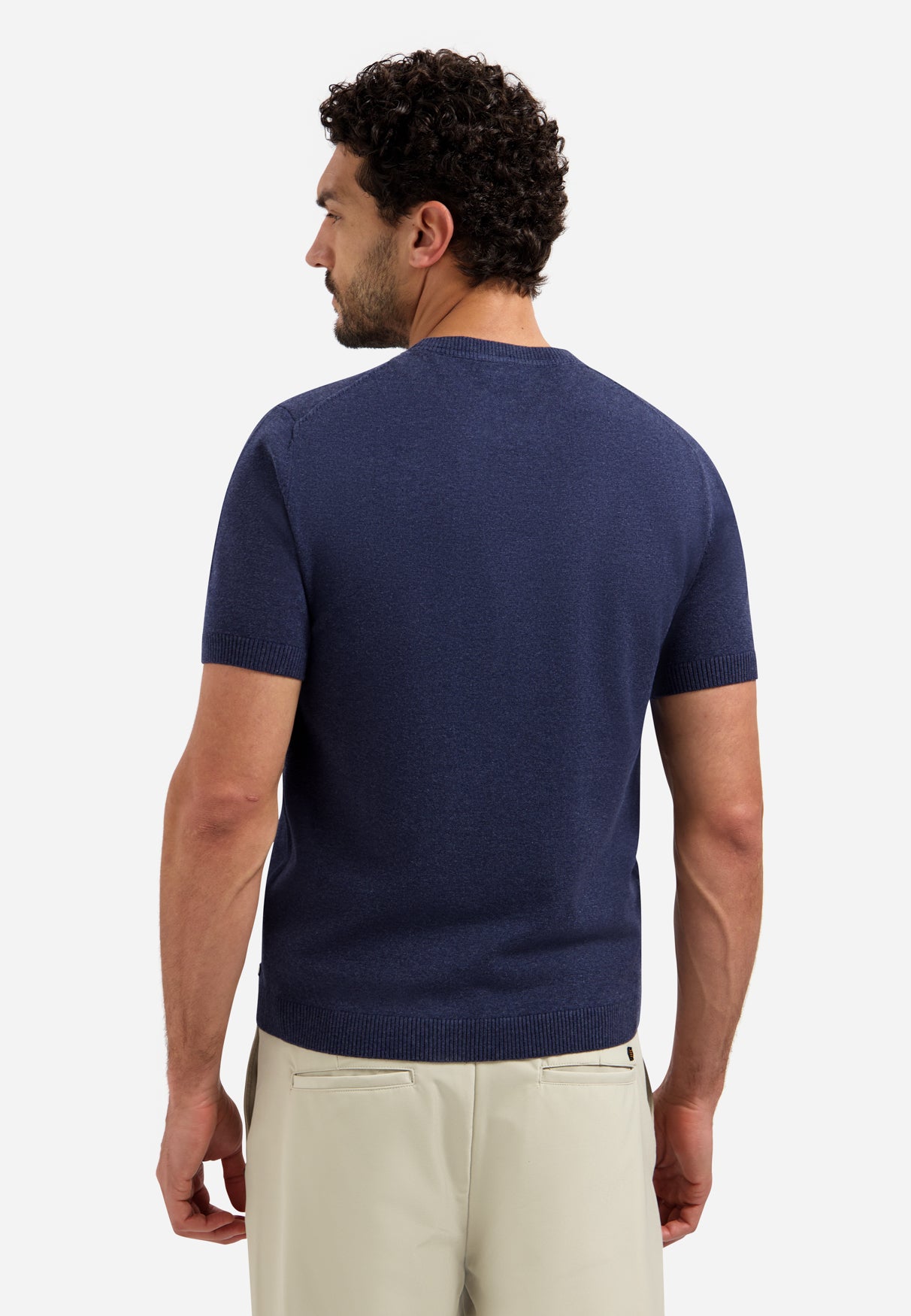 Gebreid T-shirt | Night