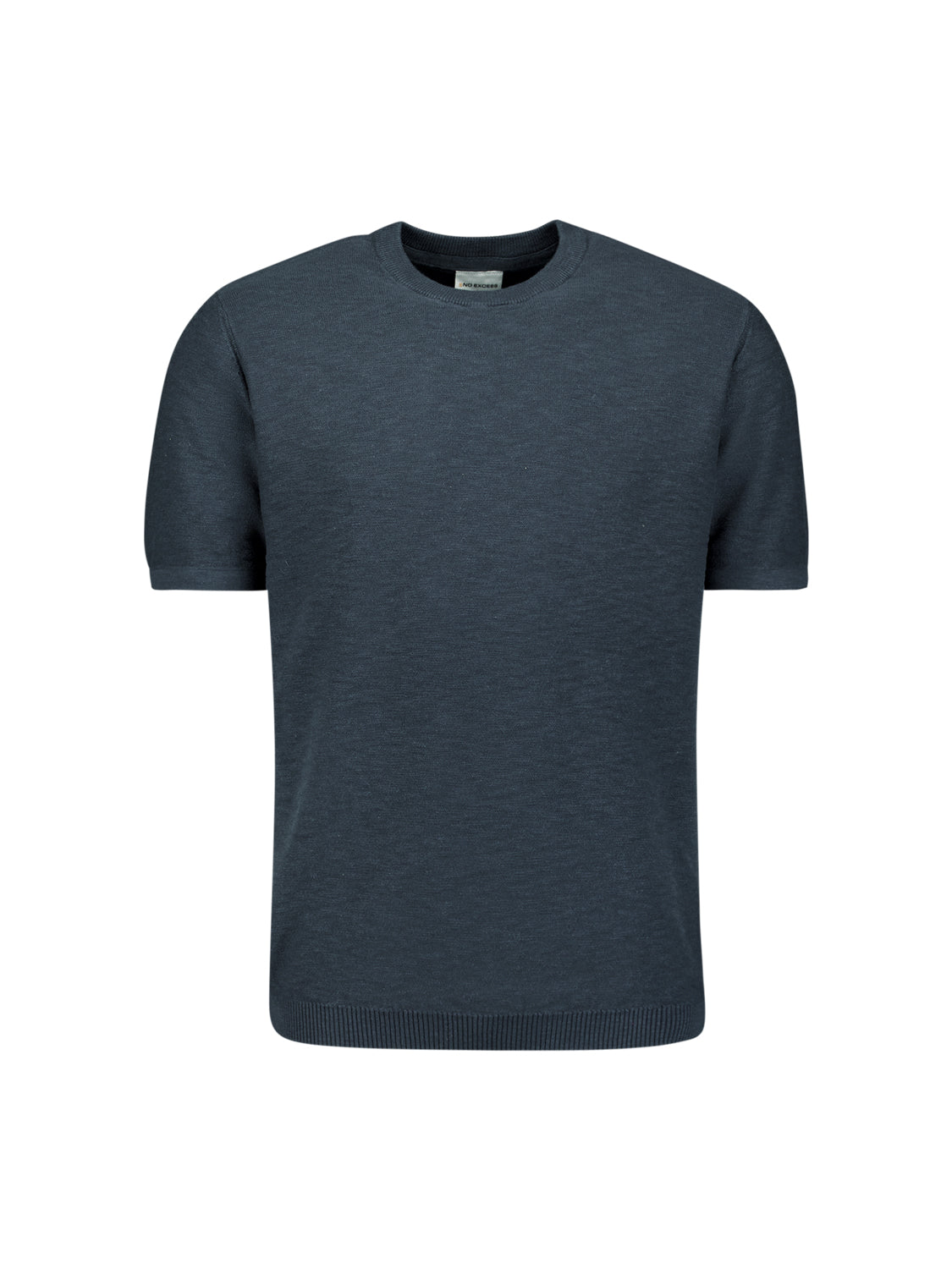 Gebreid slub T-shirt | Night