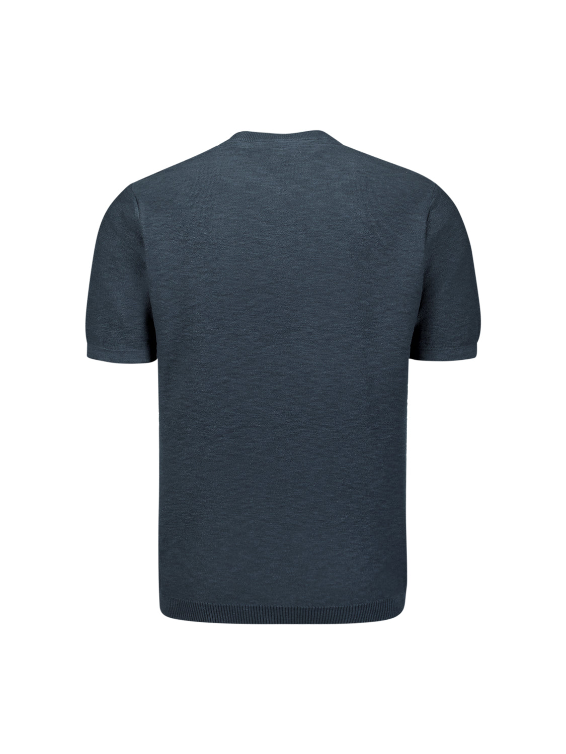 Gebreid slub T-shirt | Night
