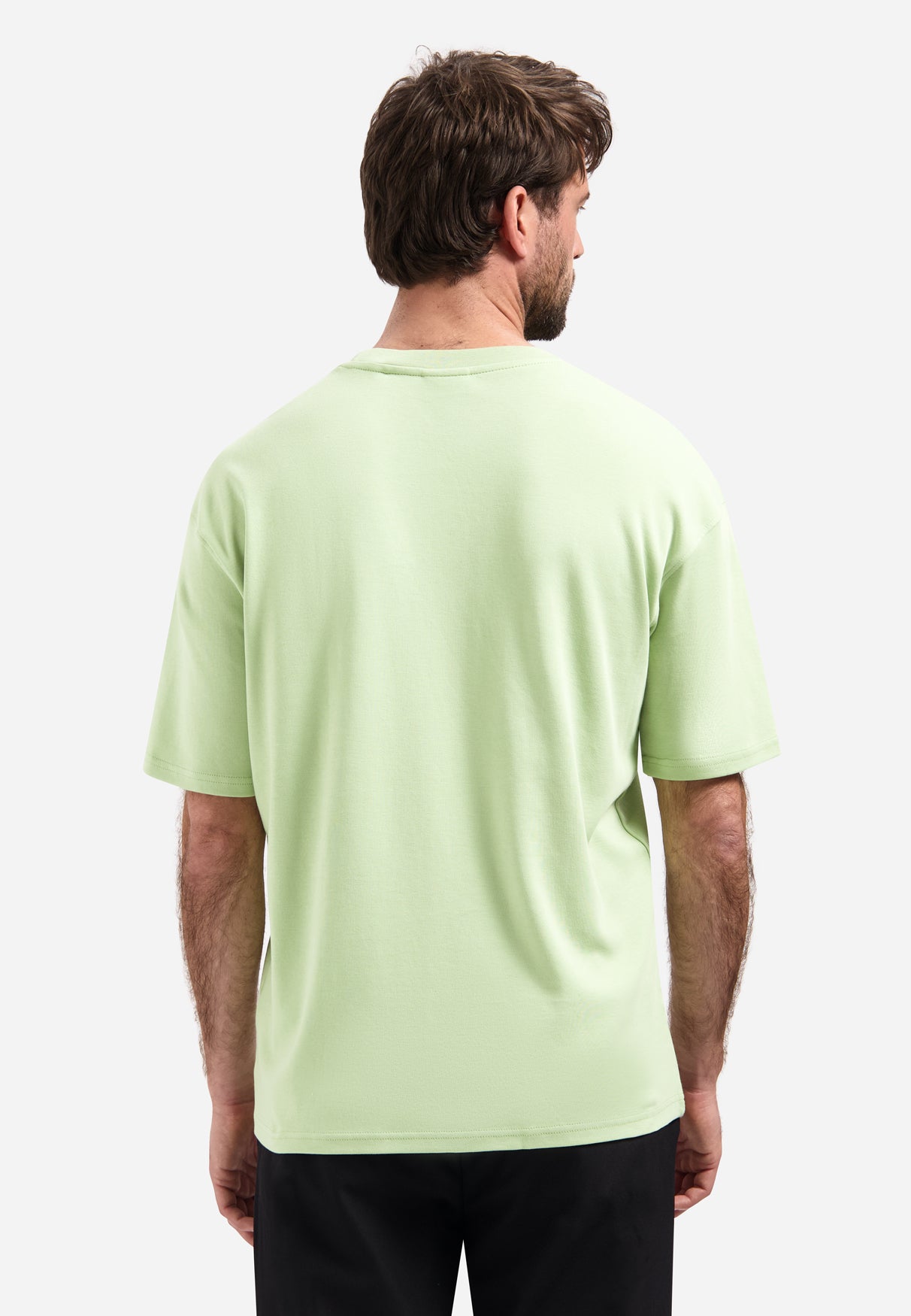 Interlock T-shirt met ronde hals | Green