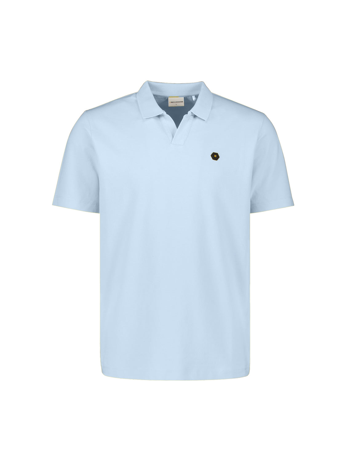 Basis polo met V-hals | Blue