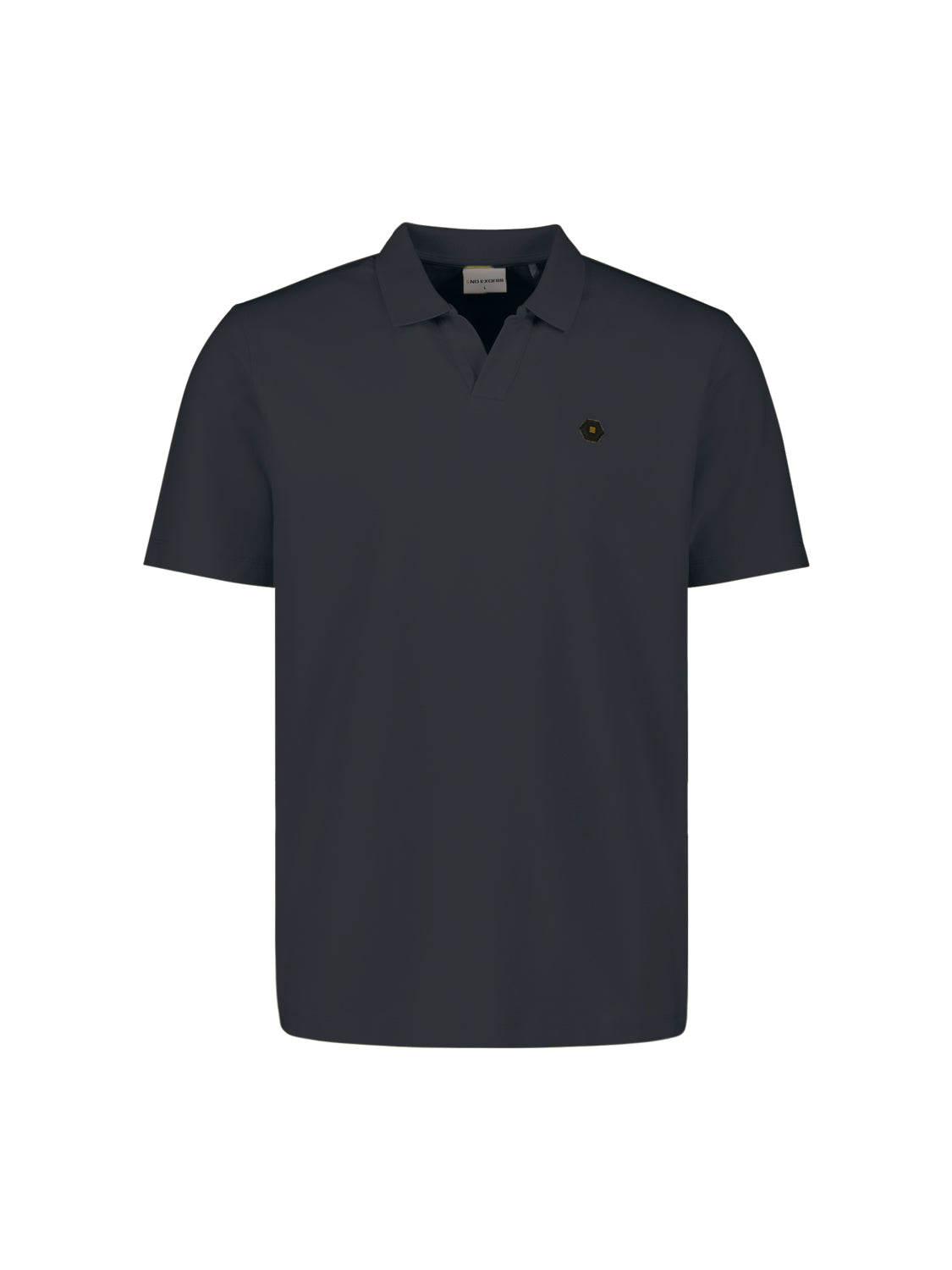 Basis polo met V-hals | Night
