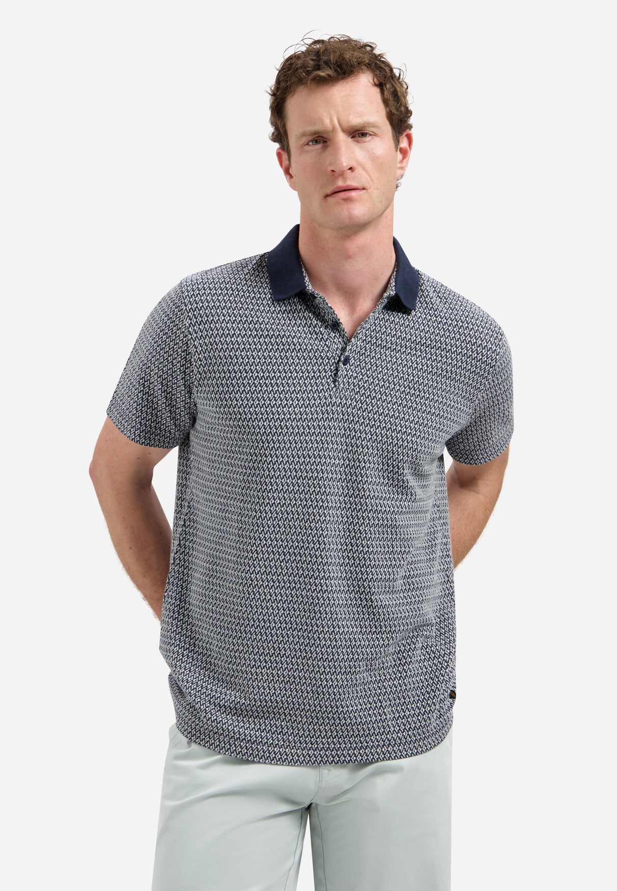 Jacquard polo | Night
