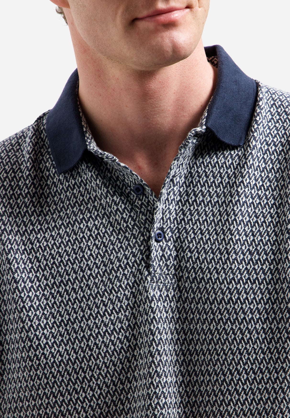 Jacquard polo | Night