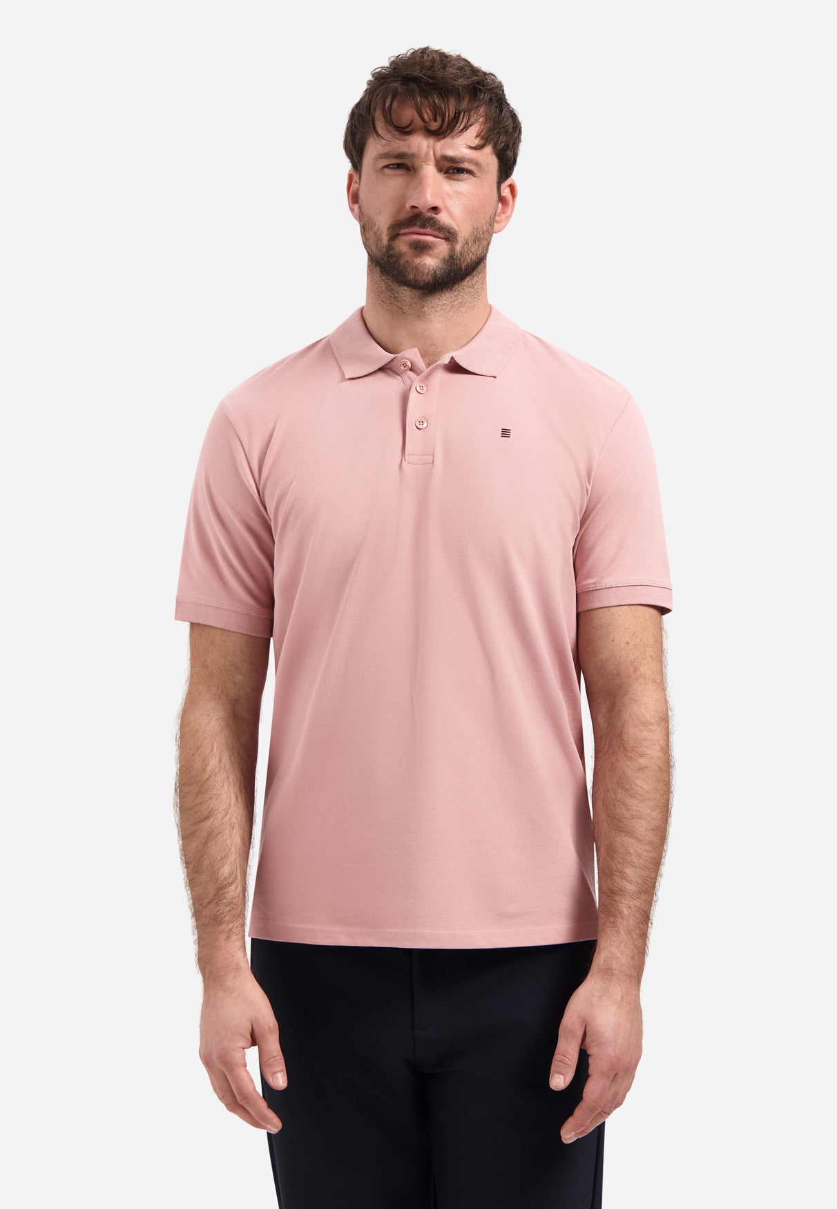 Basis poloshirt | Light Mauve