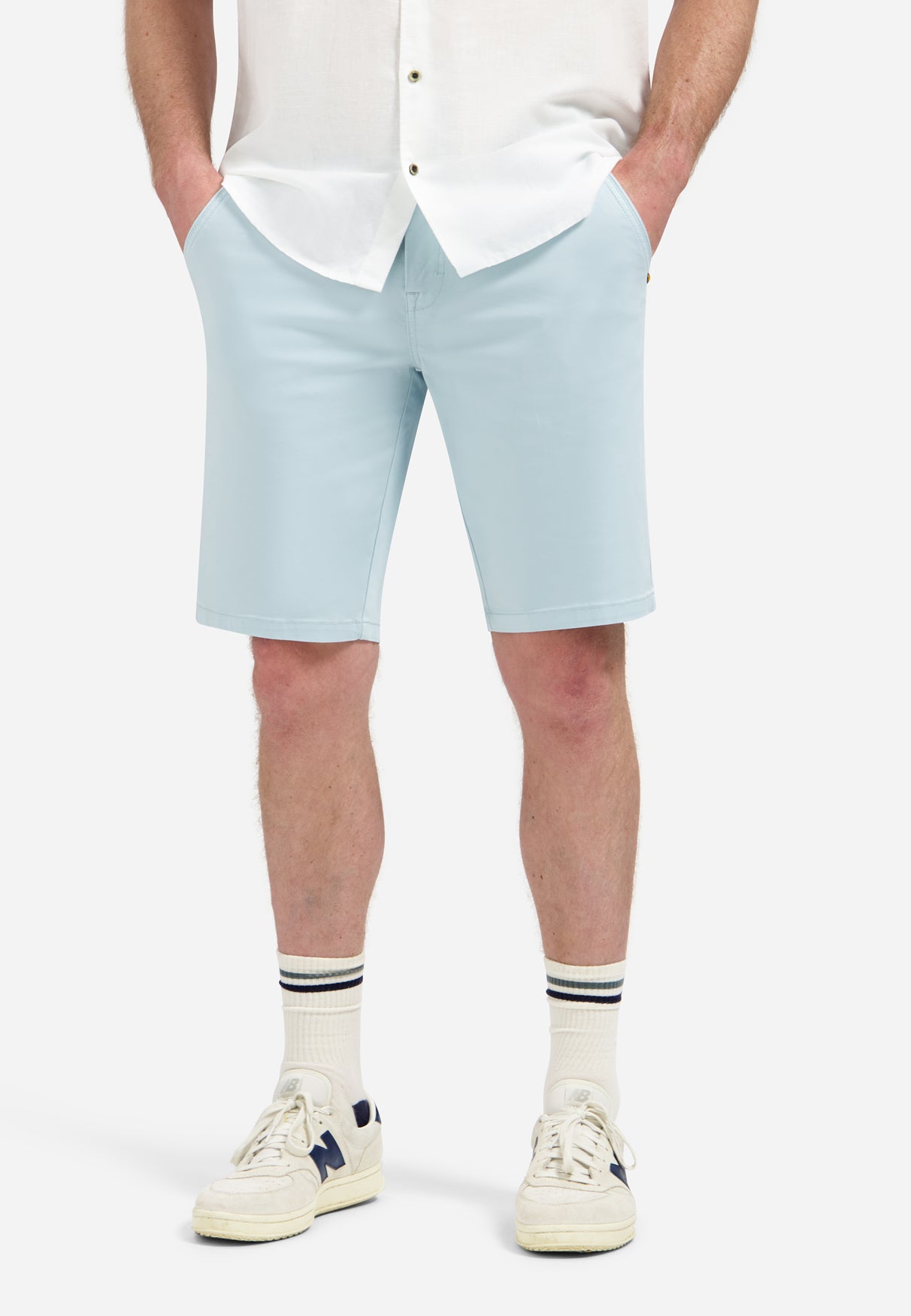 Stretch chino short | Ice
