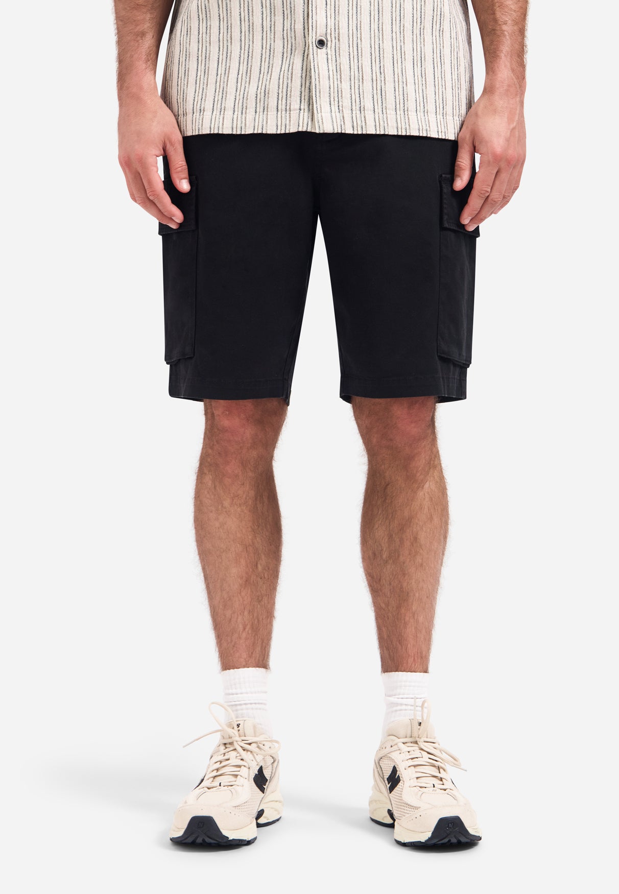 Cargoshort met zijzakken | Black