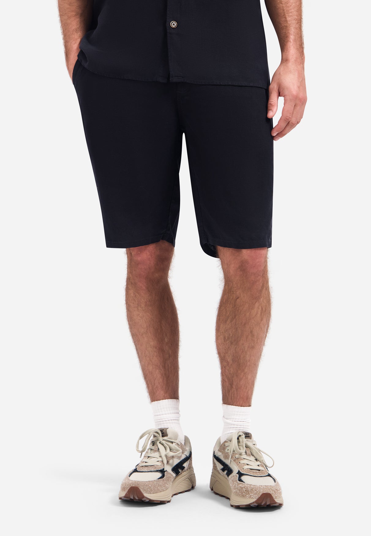 Chino shorts met koord | Night