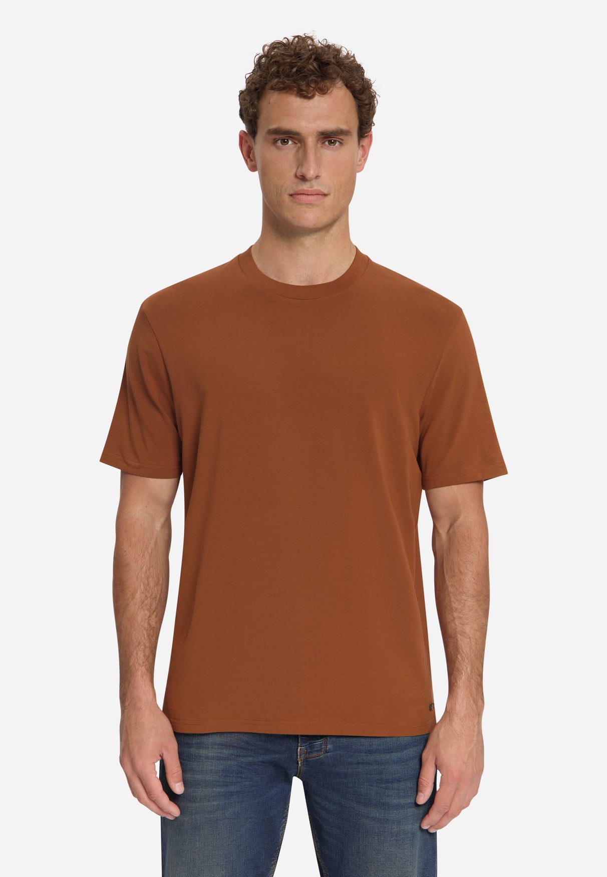 Stretch T-Shirt | Caramel