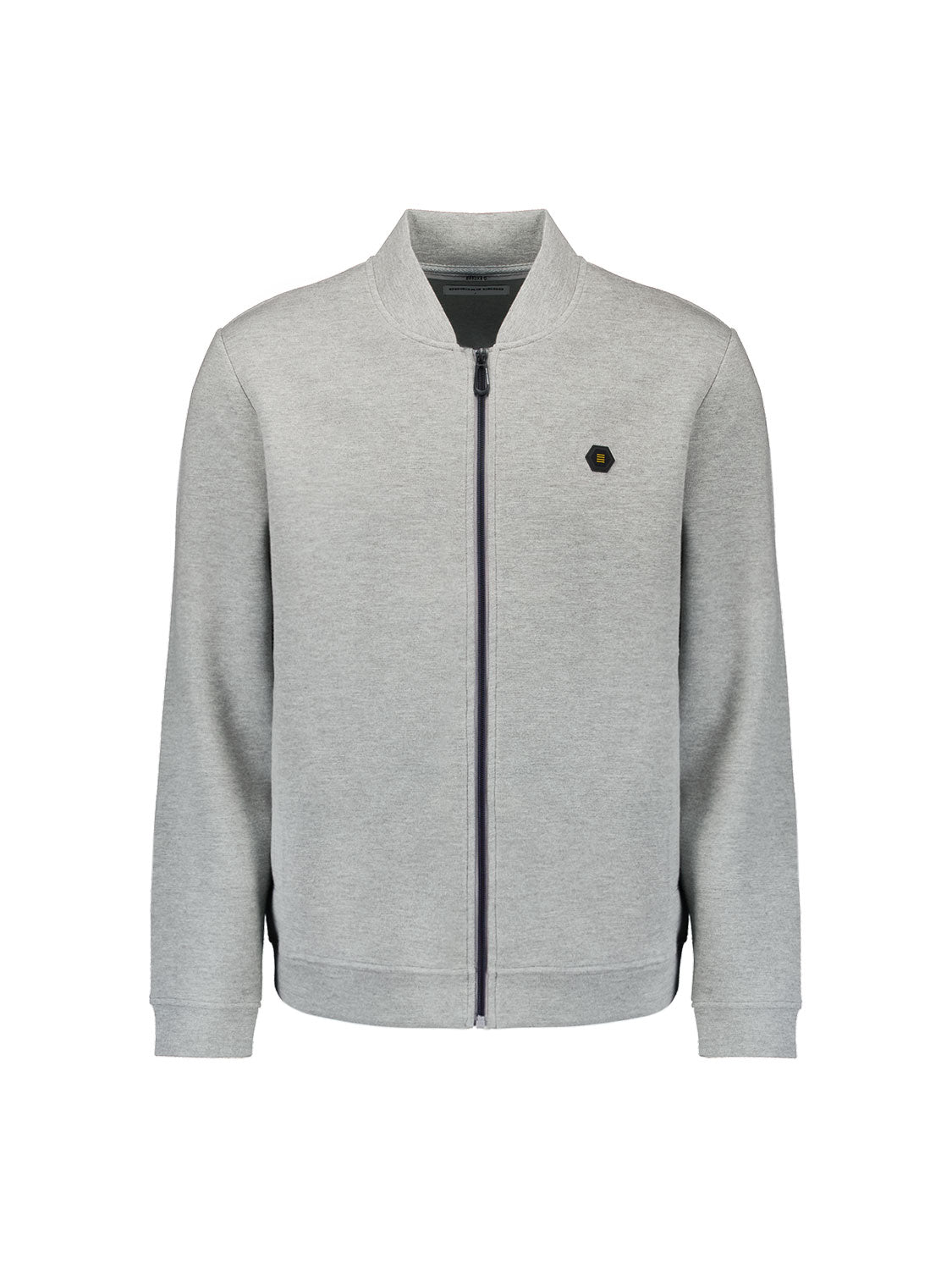Timeless Basics Zip Vest | Grey Melange