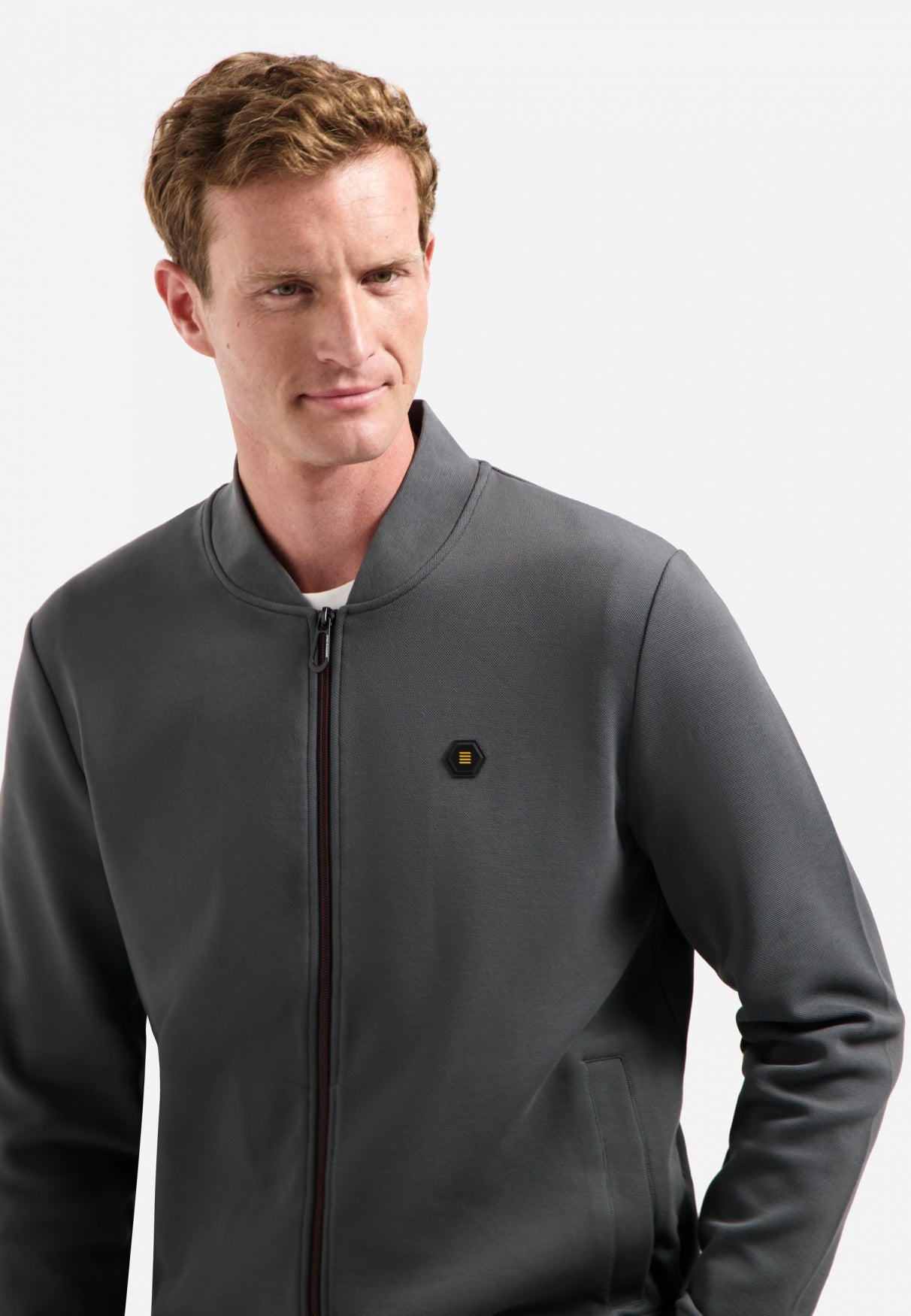 Timeless Basics Zip Vest | Dark Steel