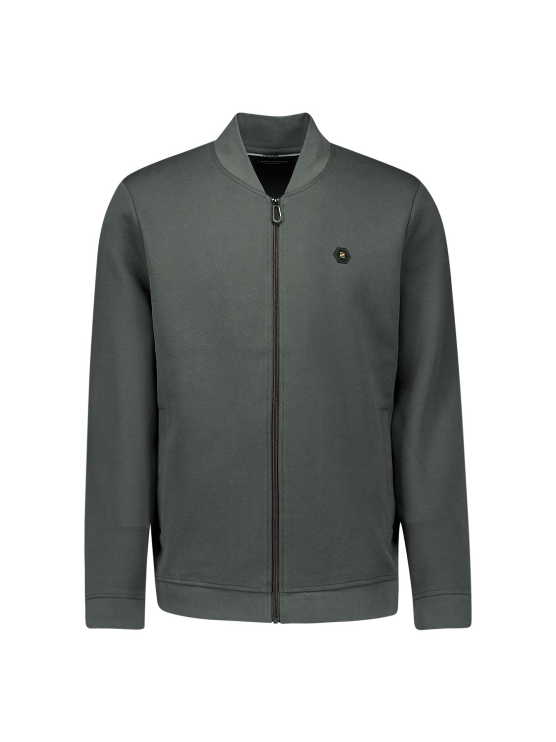 Timeless Basics Zip Vest | Dark Steel