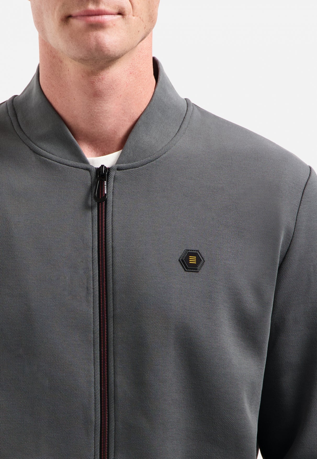 Timeless Basics Zip Vest | Dark Steel