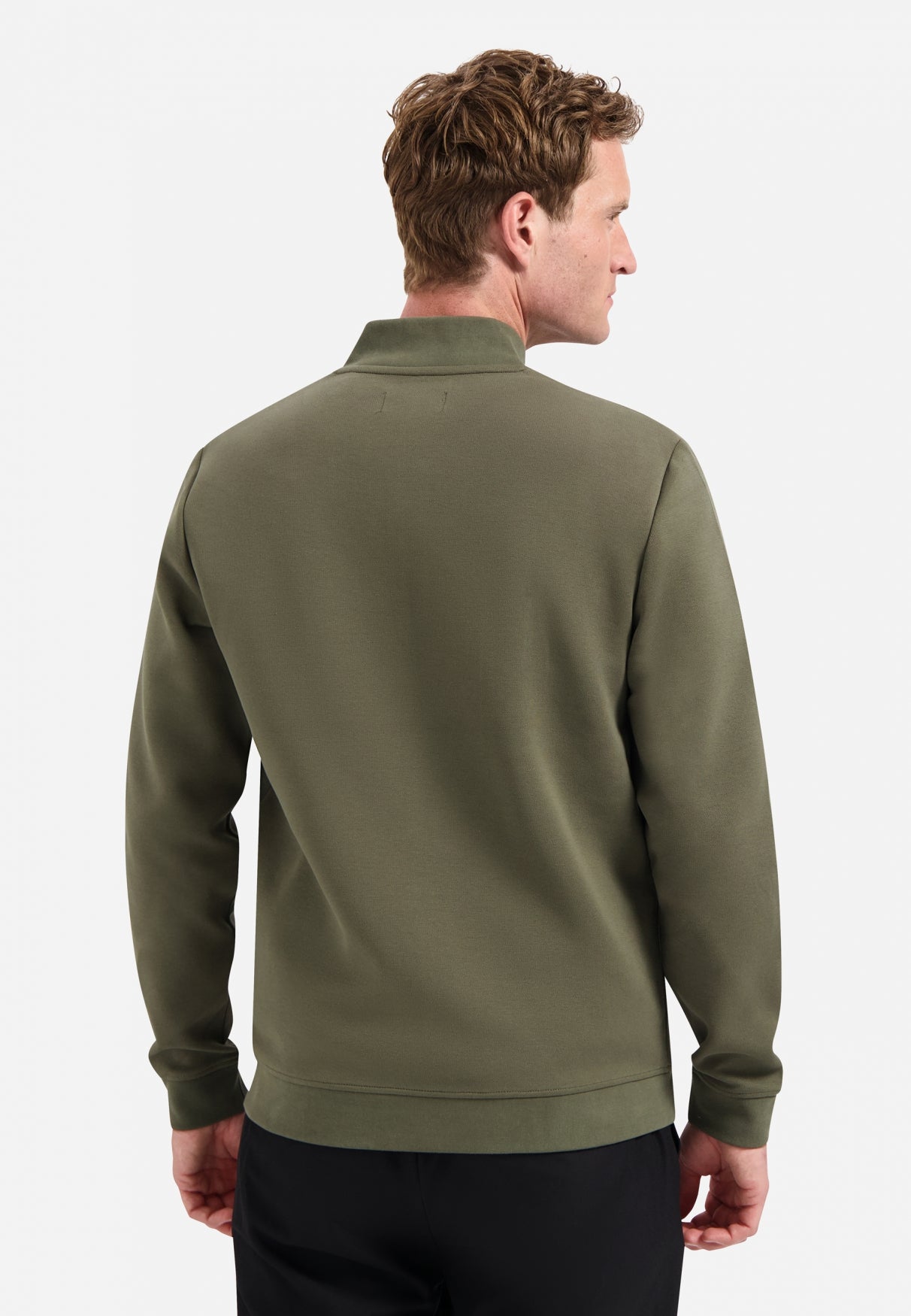 Timeless Basics Zip Vest | Dark Moss