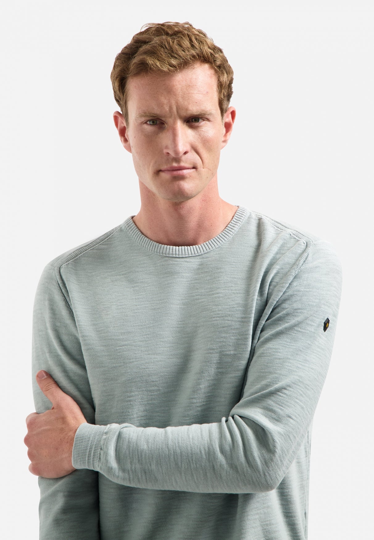 Timeless Basics Stonewashed Trui | Dusty Blue