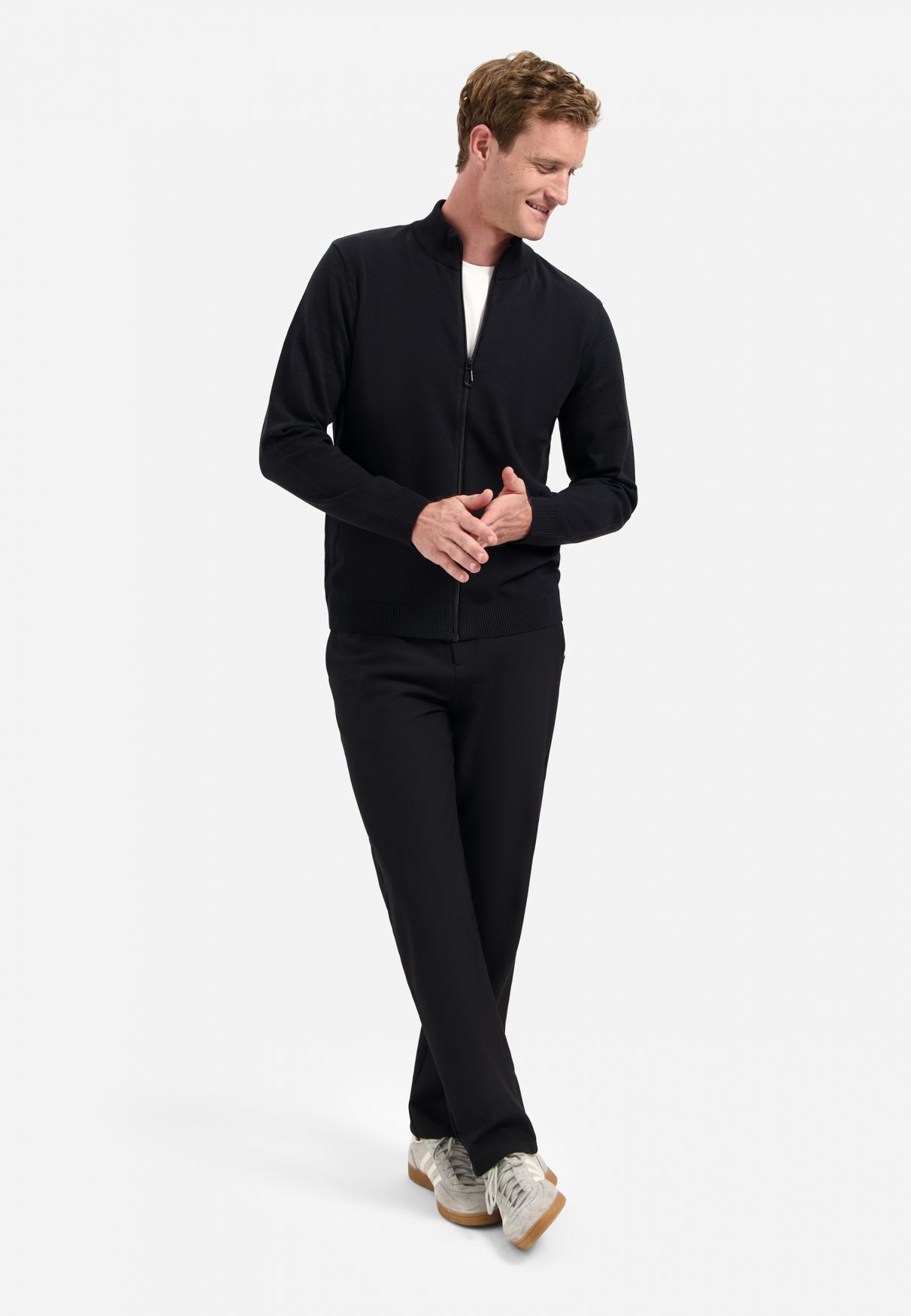 Timeless Basics tweekleurig vest | Black