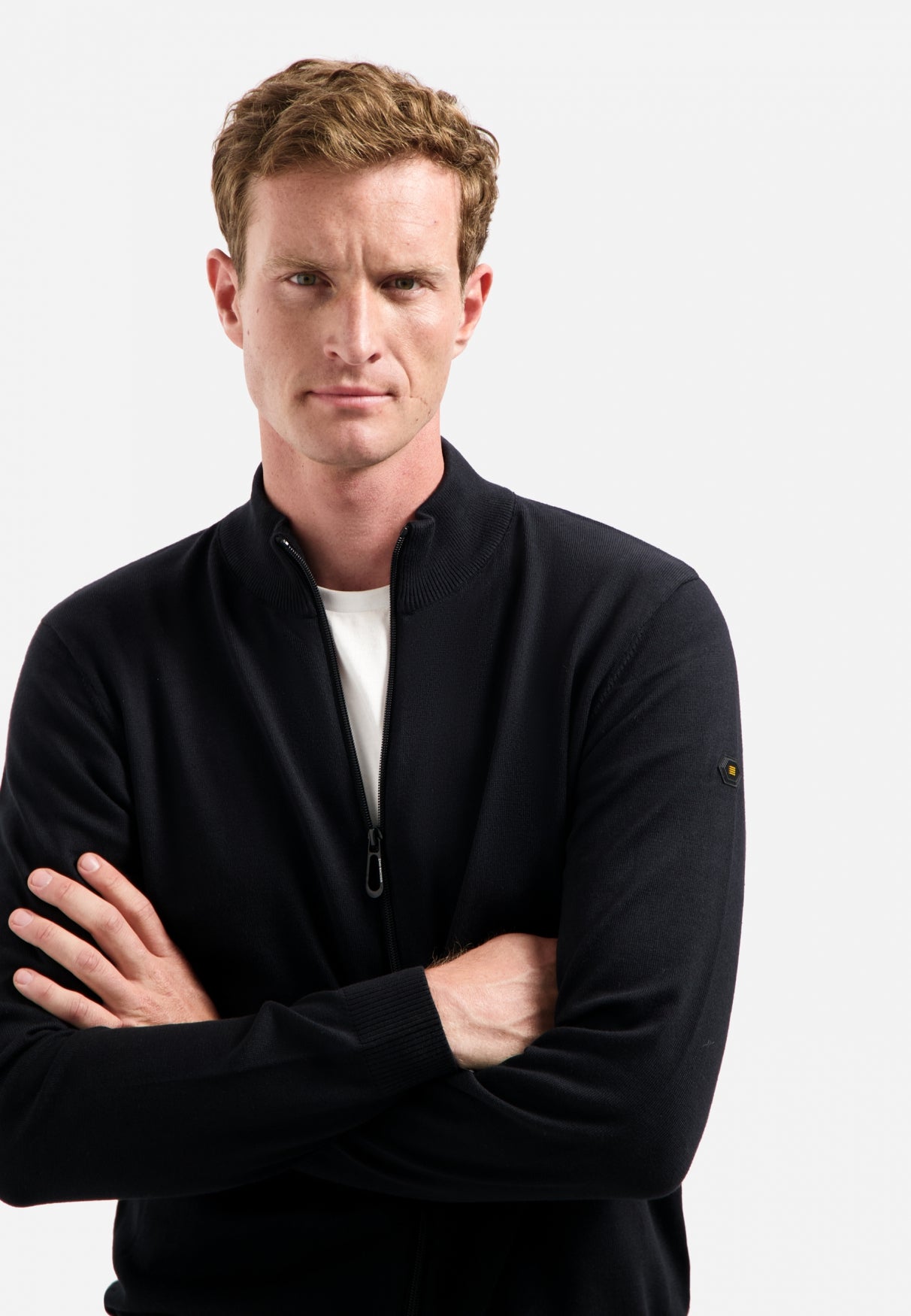 Timeless Basics tweekleurig vest | Black