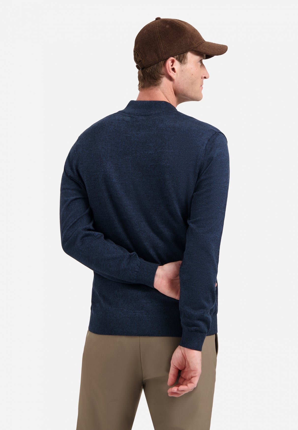Timeless Basics tweekleurig vest | Navy