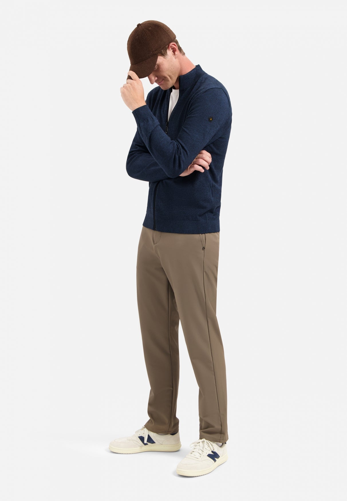 Timeless Basics tweekleurig vest | Navy
