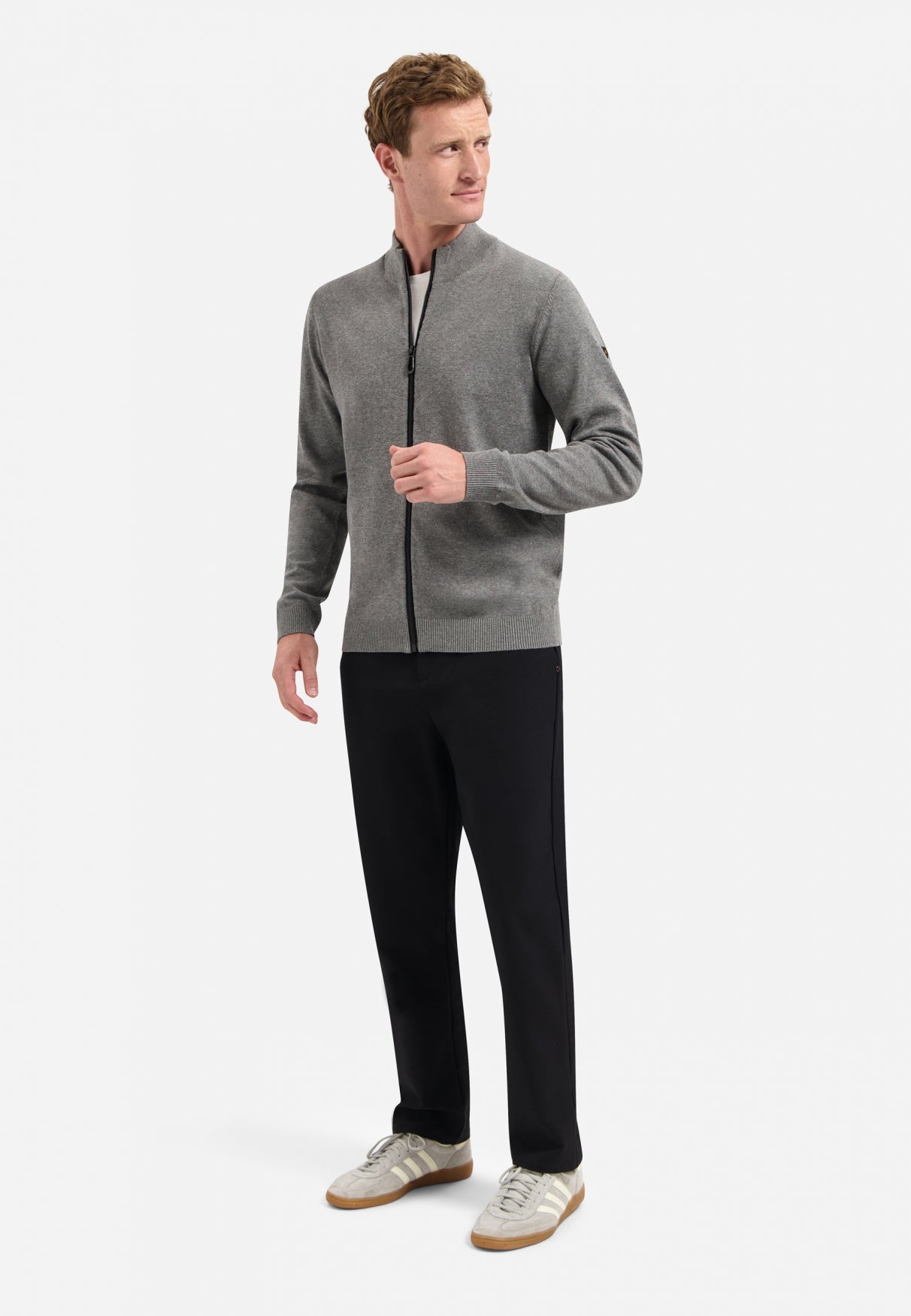 Timeless Basics tweekleurig vest | Grey Melange