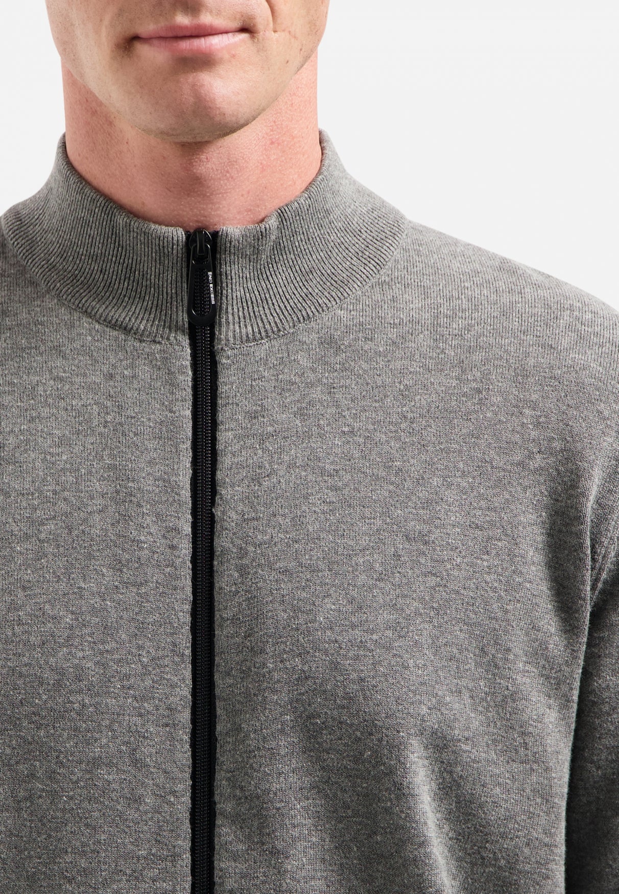 Timeless Basics tweekleurig vest | Grey Melange