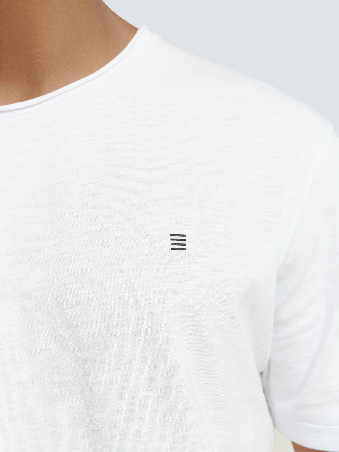 Timeless Basics Ronde Hals  T-shirt | White