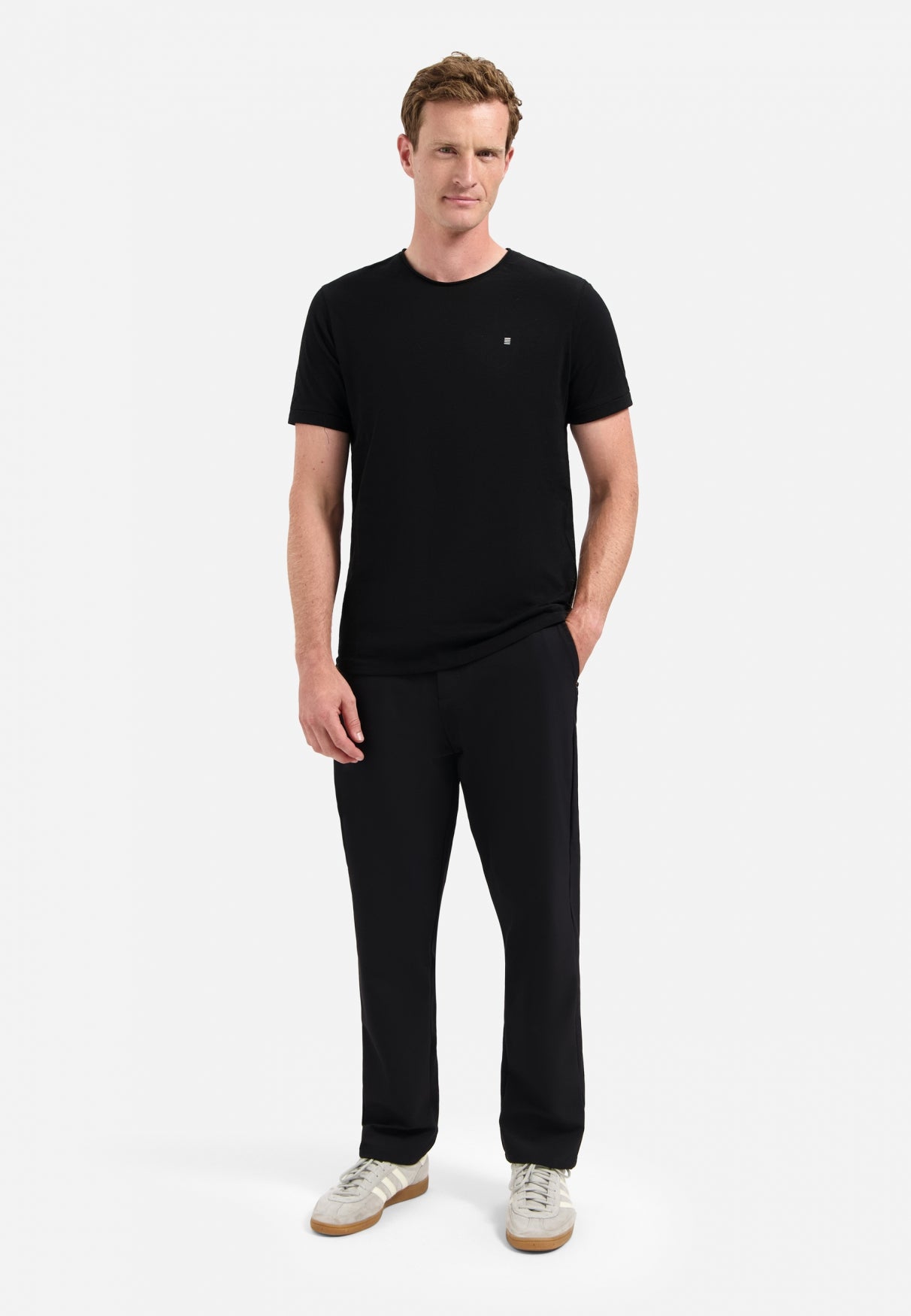 Timeless Basics Ronde Hals  T-shirt | Black