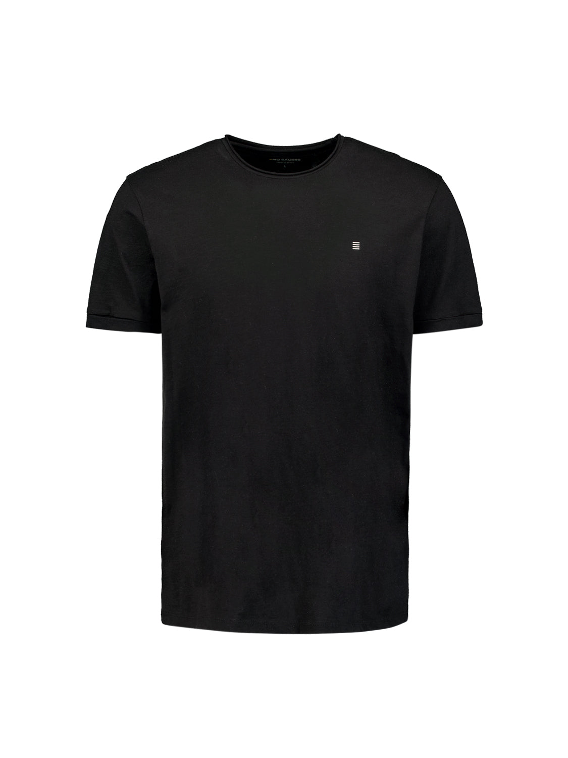 Timeless Basics Ronde Hals  T-shirt | Black