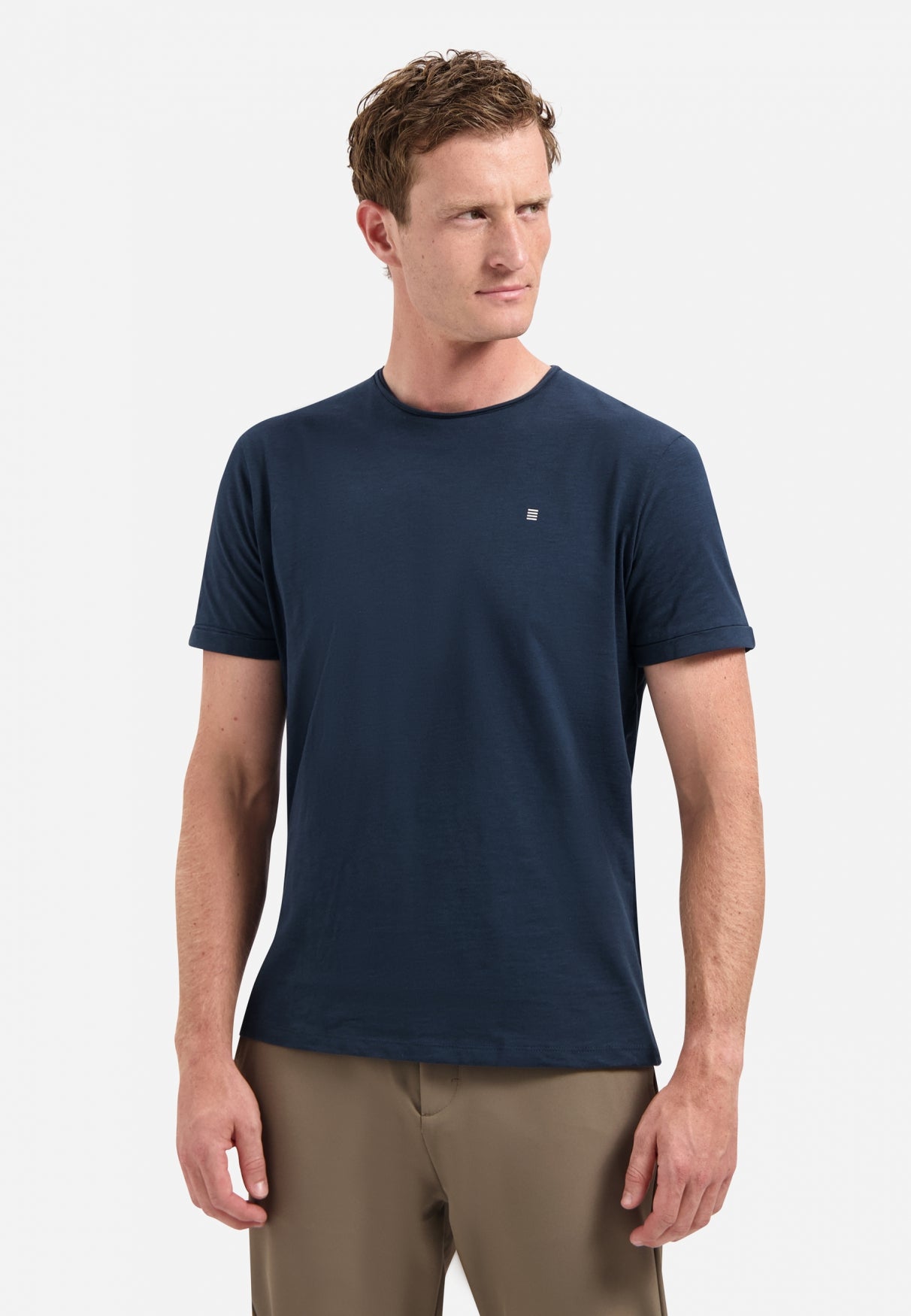 Timeless Basics Ronde Hals T-shirt | Night