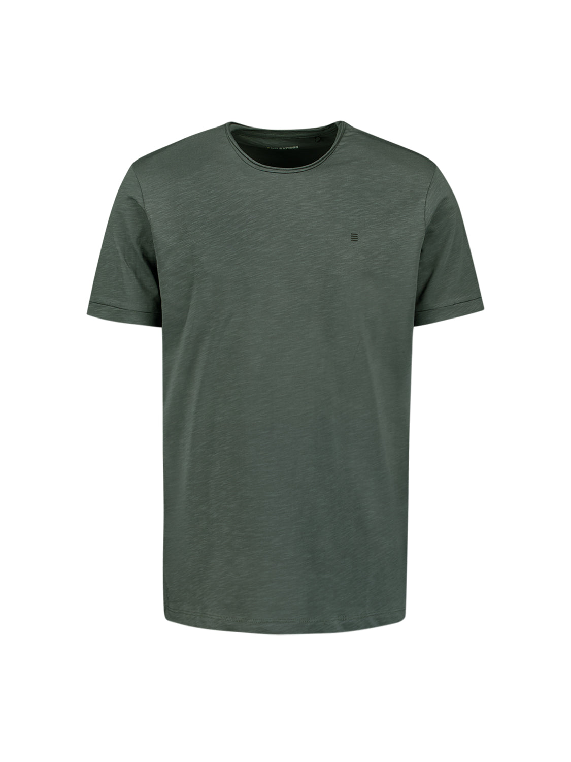 Timeless Basics Ronde Hals  T-shirt | Dark Steel