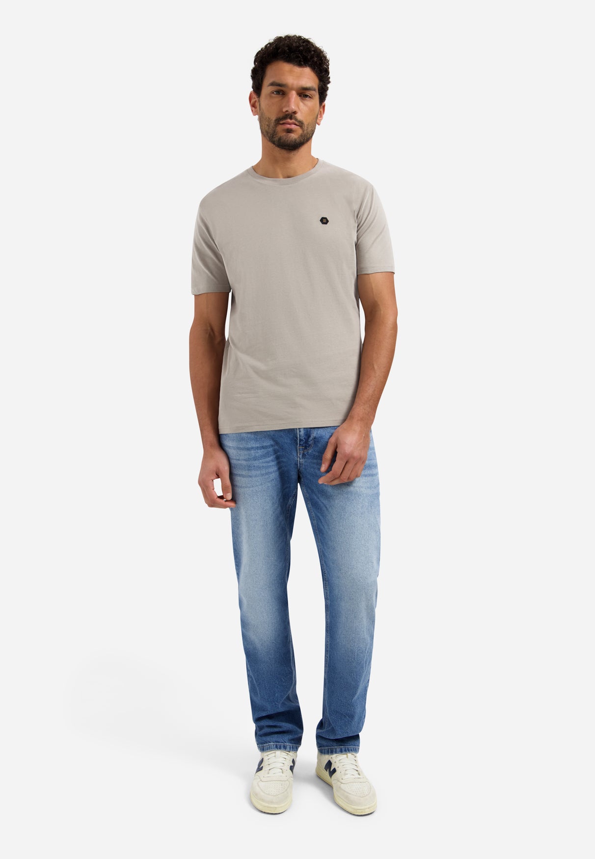 Timeless Basics Zacht T-shirt | Clay